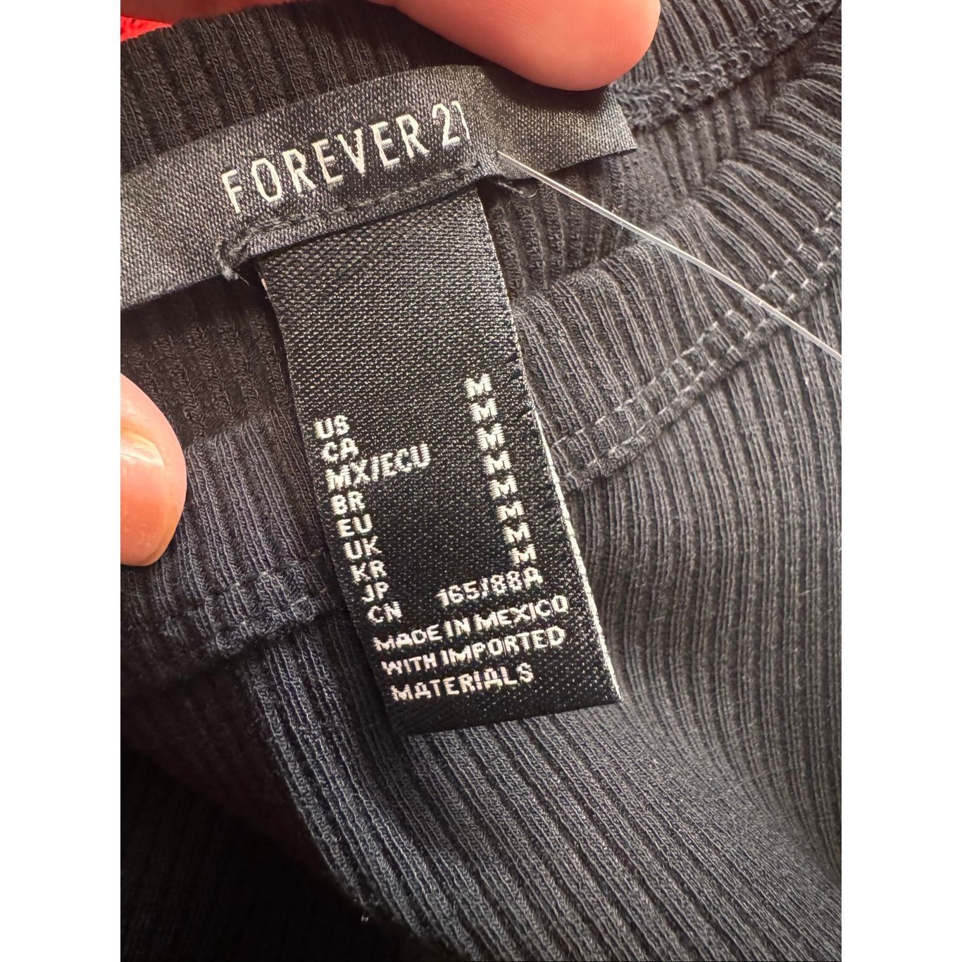 Forever 21 Forever 21 Ribbed Black Bodysuit – Size M Size M / US 6-8 / IT 42-44 - 5 Thumbnail