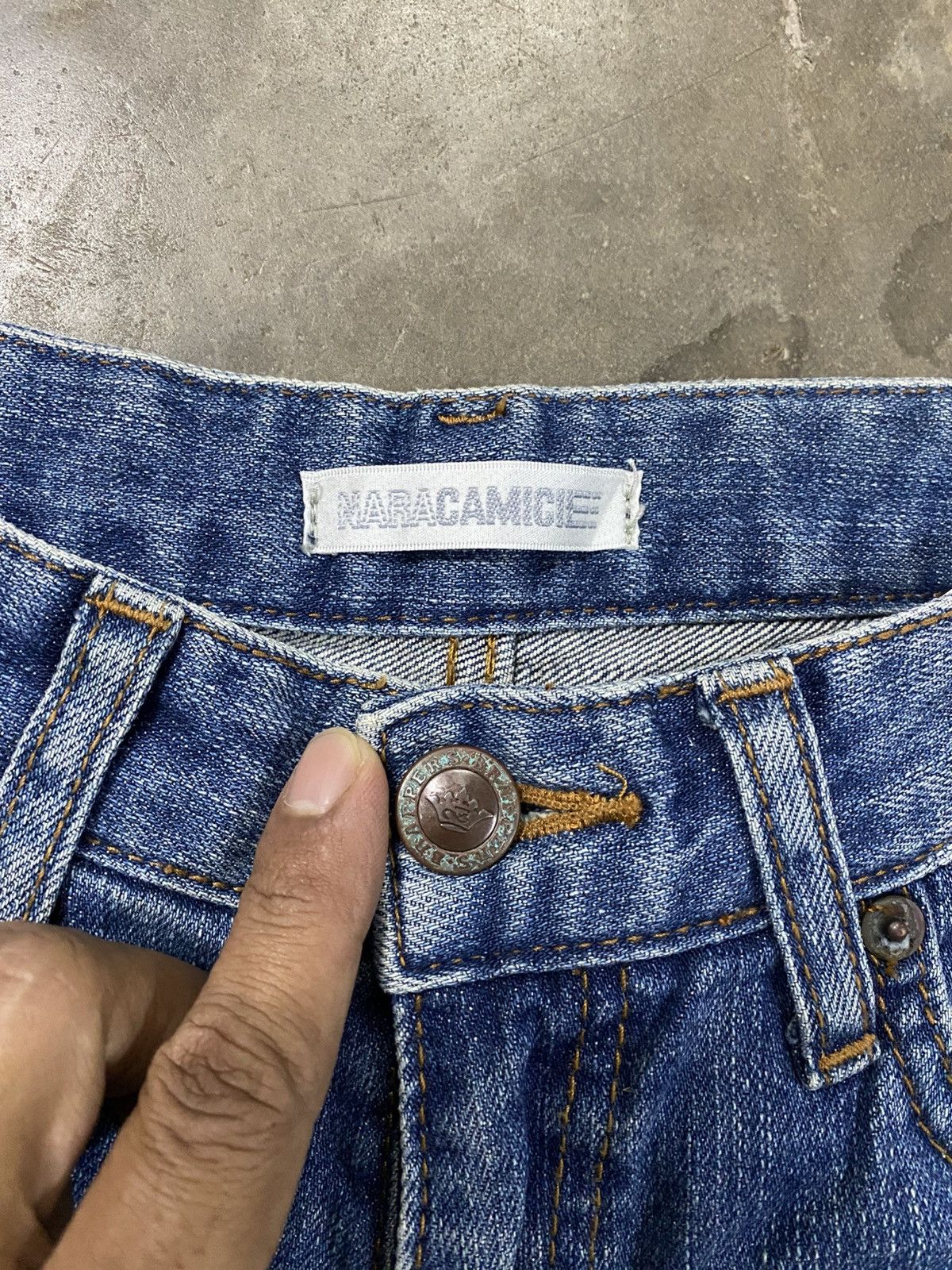 Hysteric Glamour × If Six Was Nine × Tornado Mart Flare Jeans Japanese Brappers Washed Blue @256 Size US 27 - 12 Thumbnail