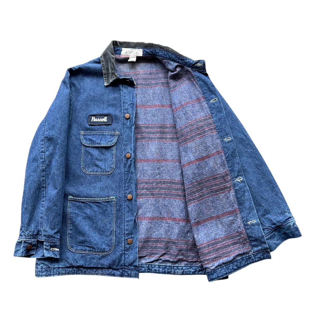 Vintage 🔥 Vintage Big Ben Blanket Denim Chore Jacket Size US L / EU 52-54 / 3 - 7 Thumbnail