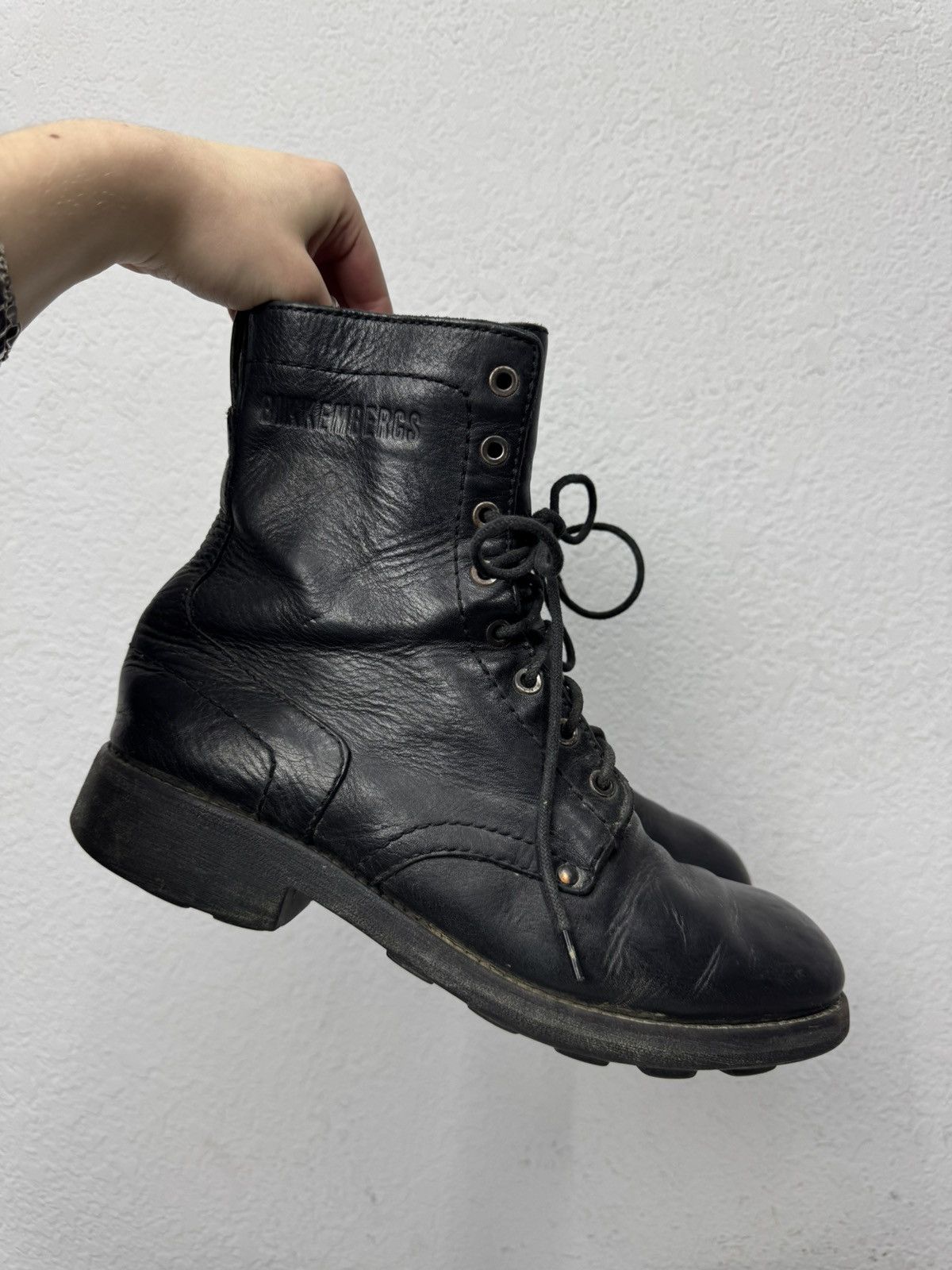 Vintage Dirk Bikkembergs Leather Boots Guidi Style AS 98