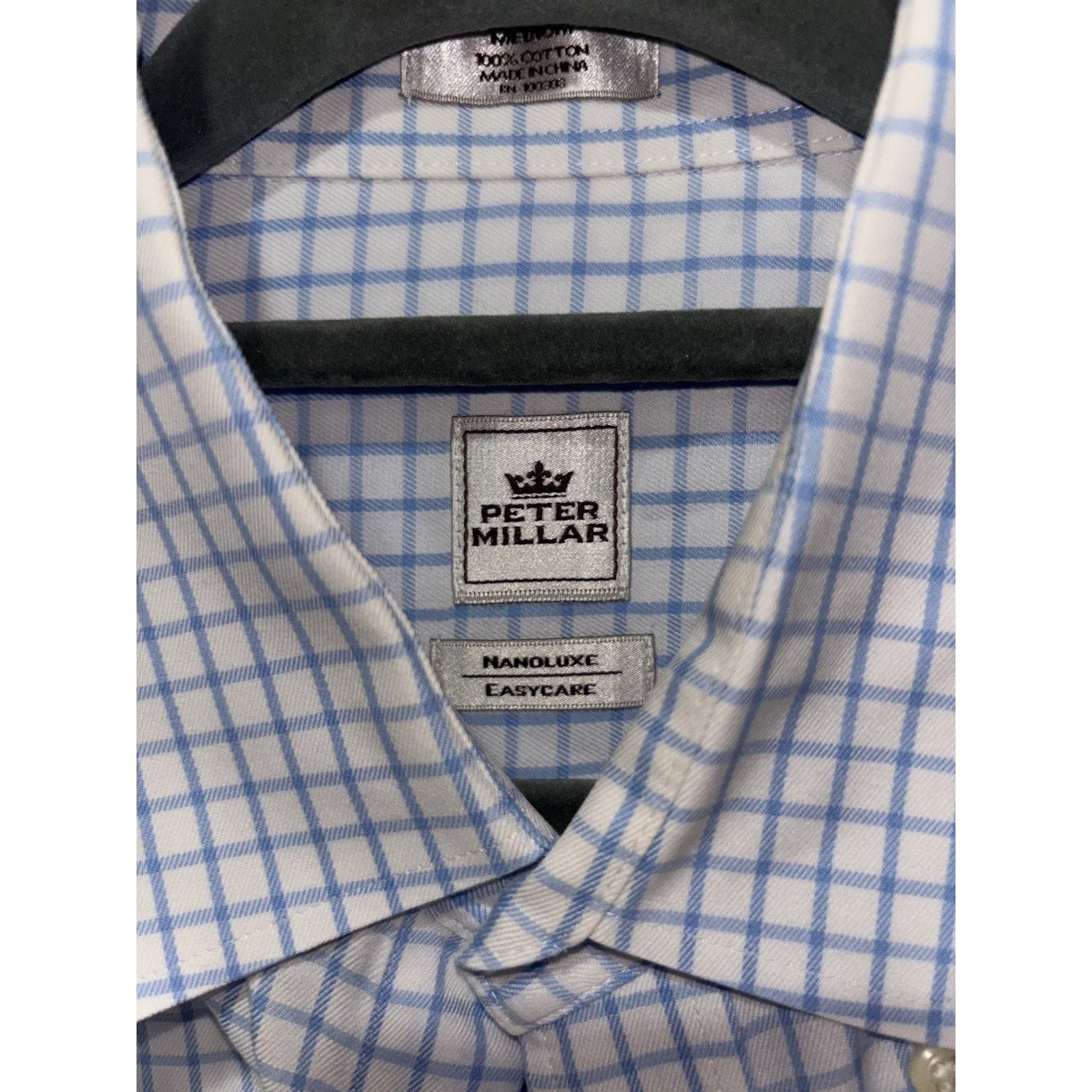Peter Millar Peter Millar Mens Button Up Long Sleeve Dress Shirt- Size M Size US M / EU 48-50 / 2 - 3 Thumbnail