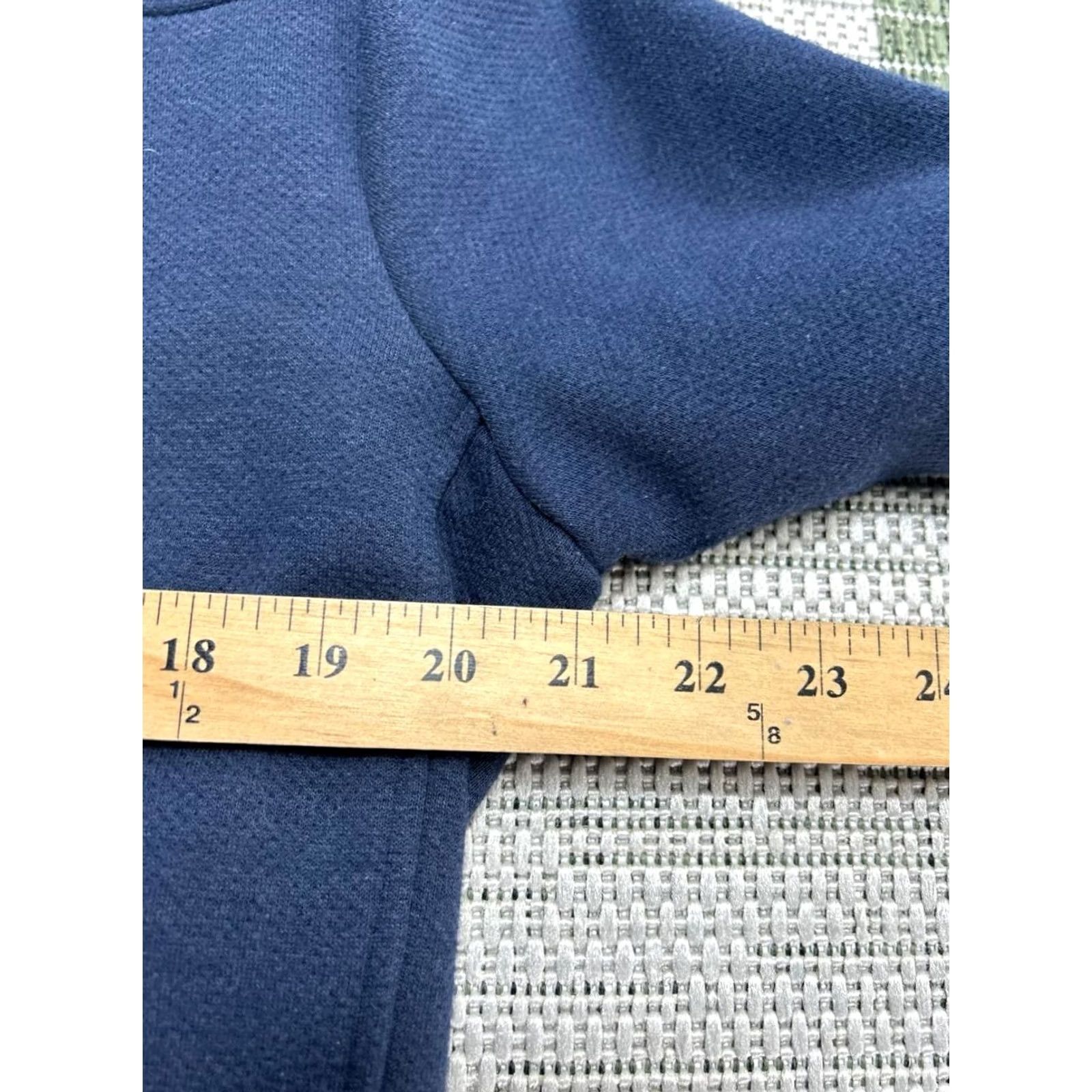 Vineyard Vines Vineyard Vines Shirt Mens S Blue The Shep Cotton Quarter Zip Mock Neck Cozy Size US S / EU 44-46 / 1 - 7 Thumbnail