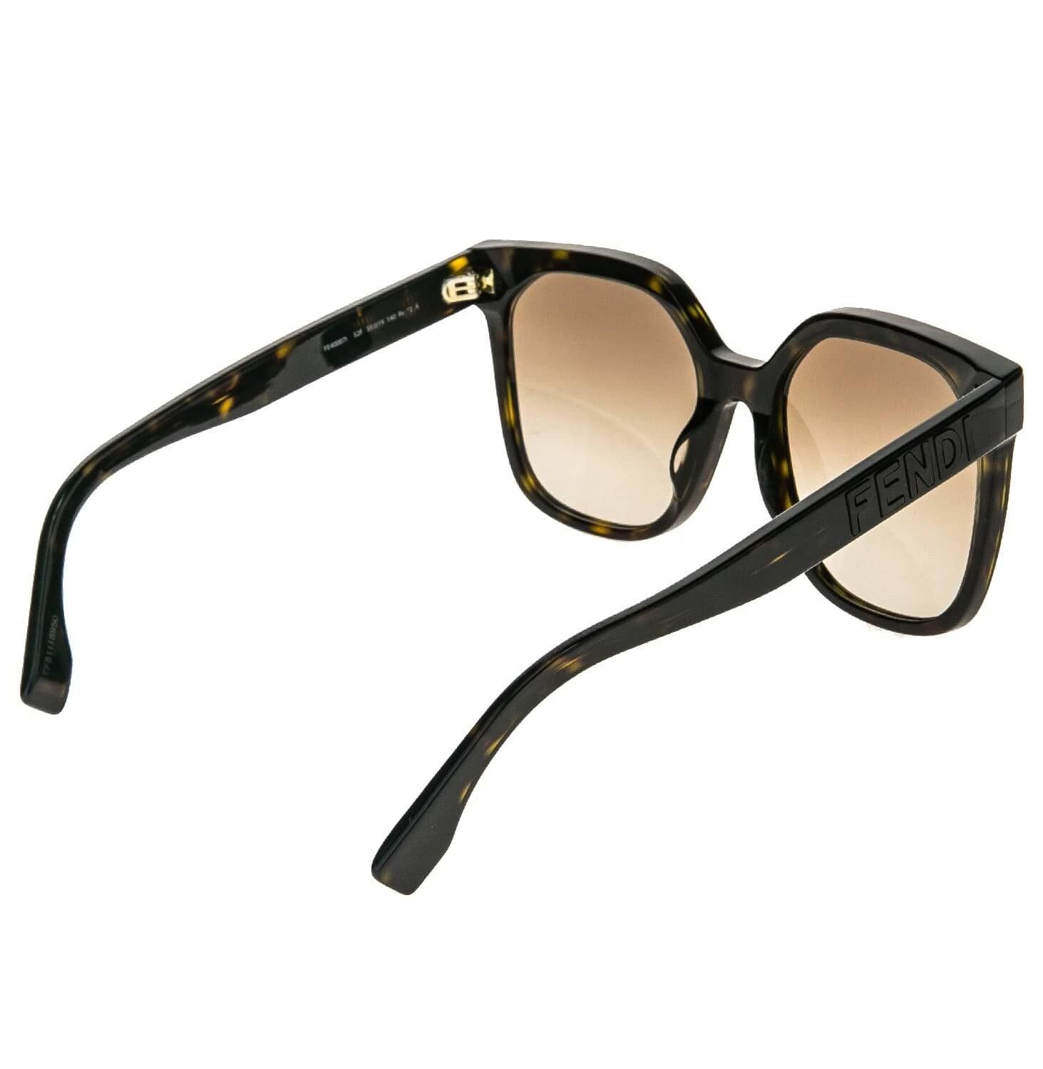 Fendi FENDI LETTERING 40007 Brown Fashion Sunglasses FE40007I 52F Size ONE SIZE - 2 Thumbnail