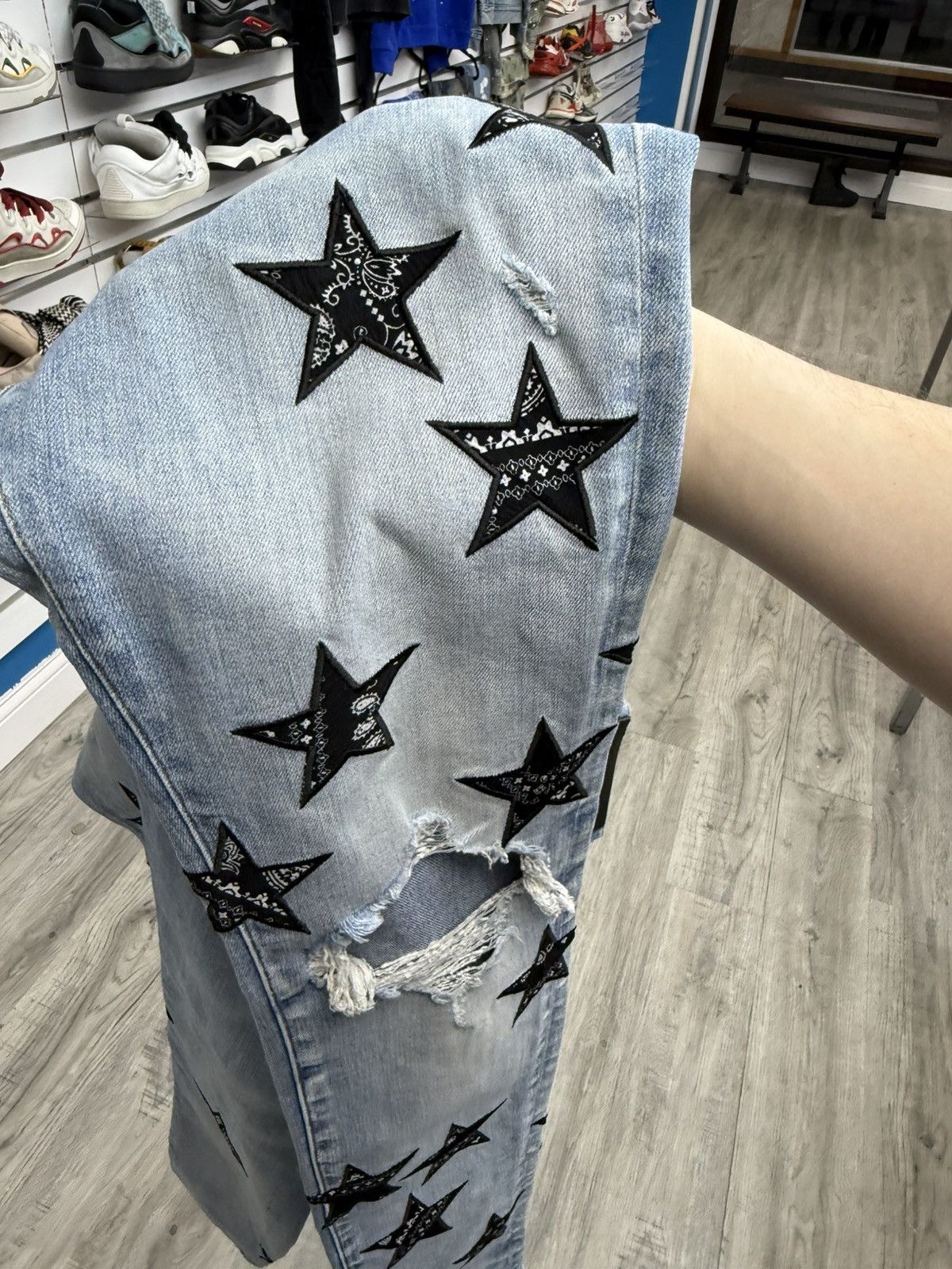 Amiri Amiri Bandana Star Jeans Size US 30 / EU 46 - 2 Thumbnail