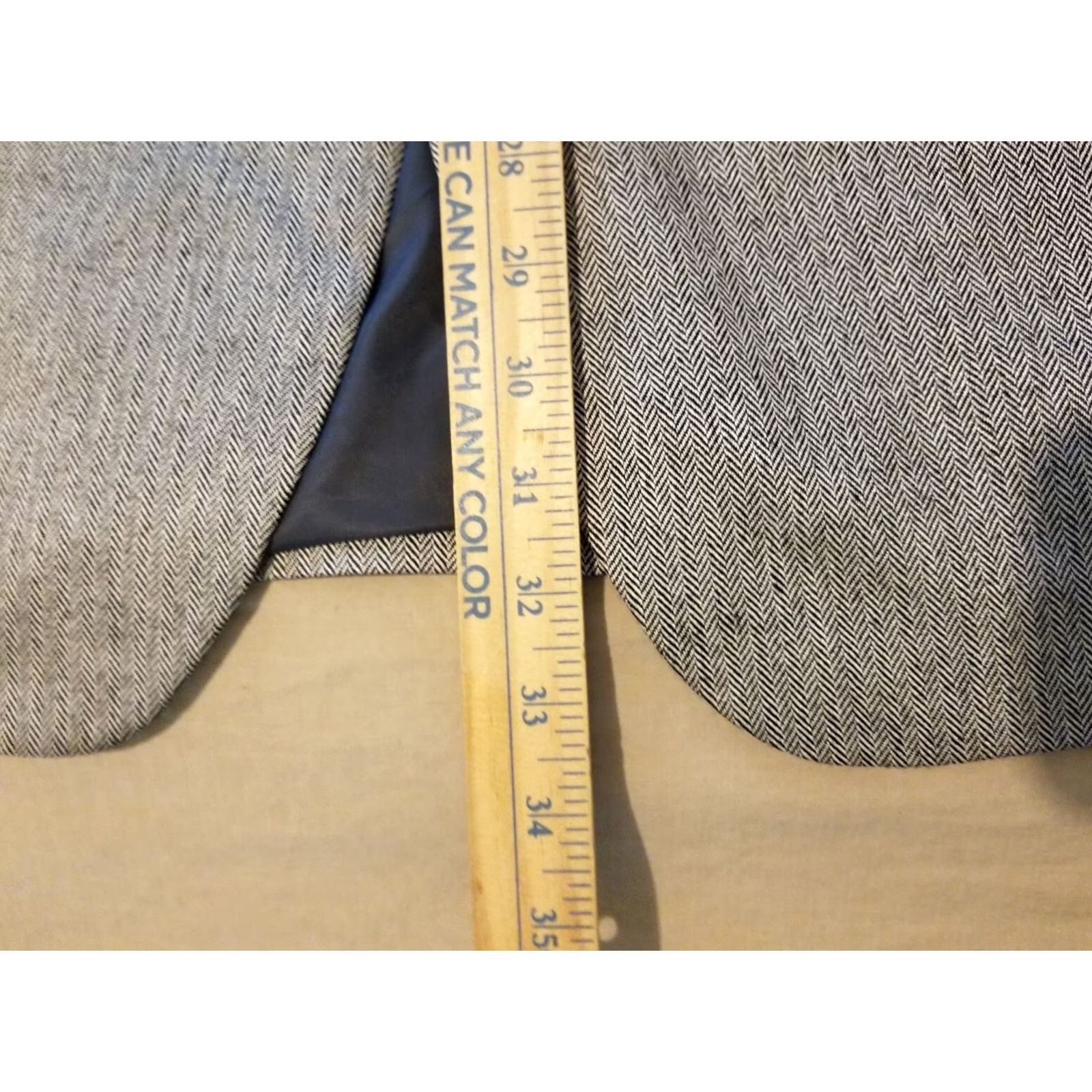 Jos. A. Bank Jos. A. Bank Silk Sports Jacket Blazer 41R Grey Gray Mens 3-in-1 Jacket Blazer Silk Gray Size 42R - 3 Thumbnail