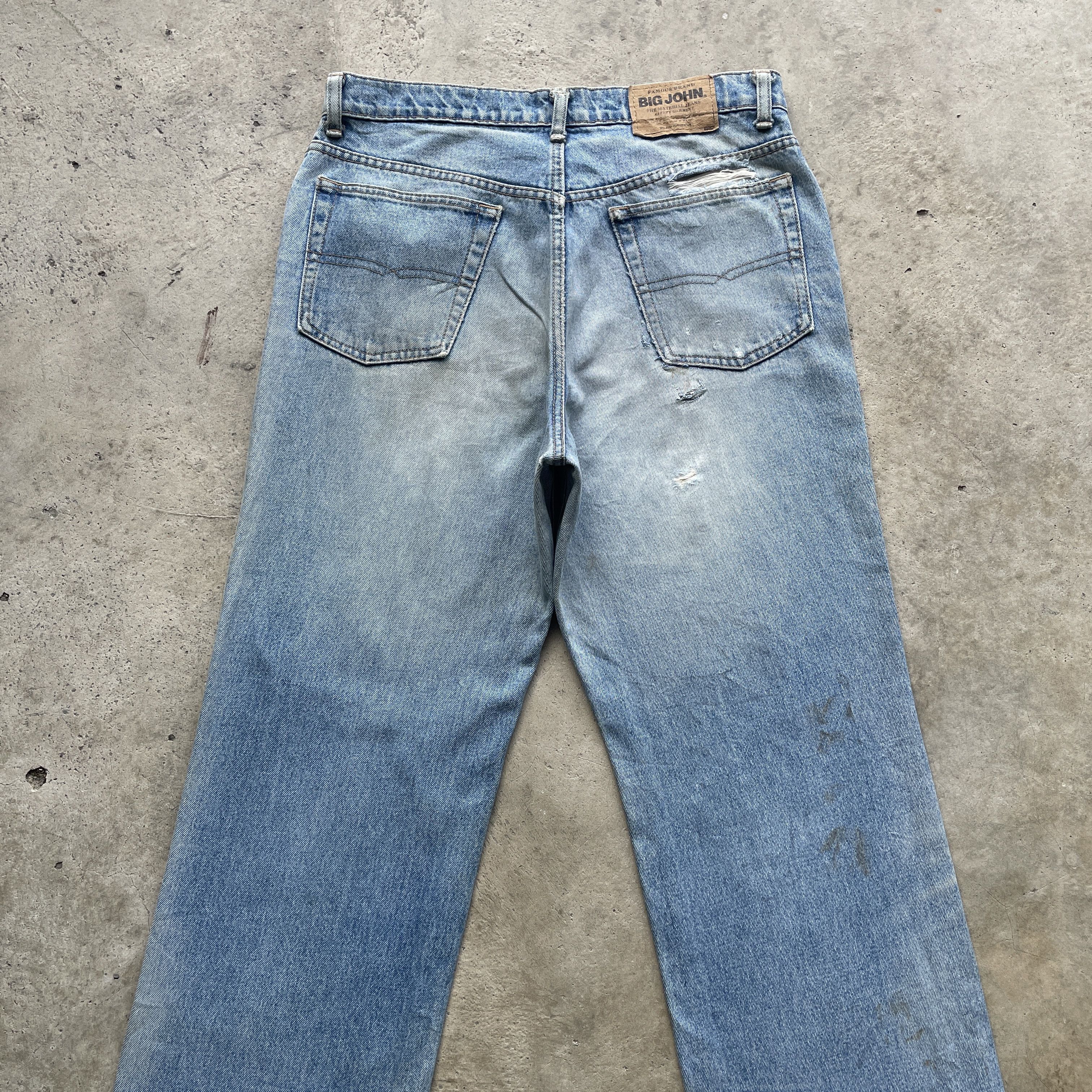 Japanese Brand VINTAGE JAPAN BRAND DISTRESSED JEANS FADED PANTS DENIM W33 Size US 33 - 10 Thumbnail