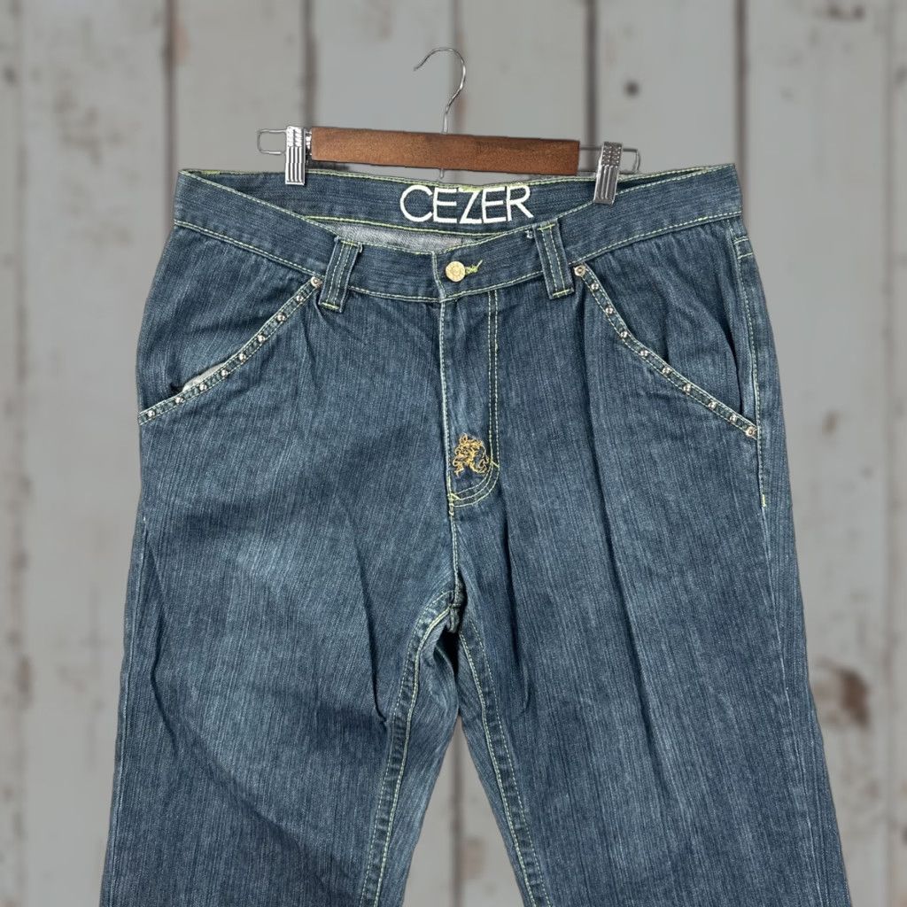 Denime VINTAGE Cezer Mend Denim Jeans Shirt? Size US 38 / EU 54 - 1 Thumbnail