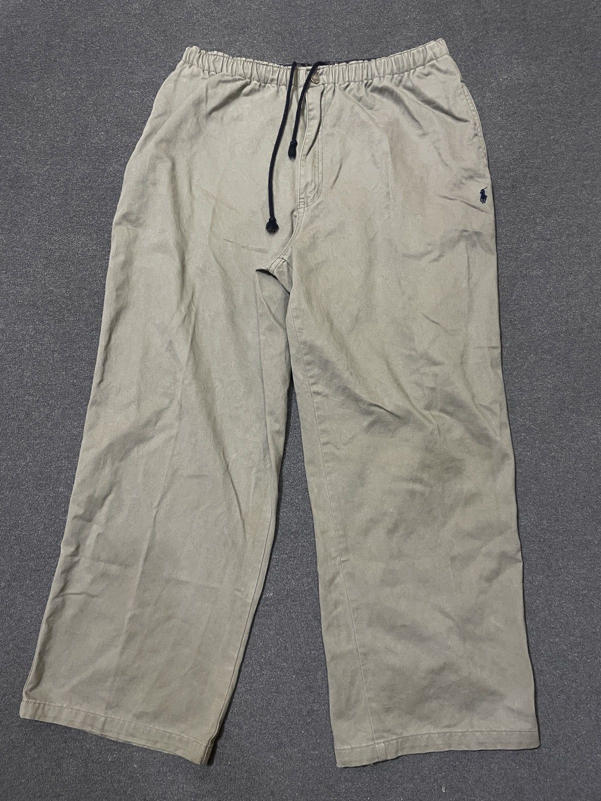 Polo Ralph Lauren Vintage Polo Ralph Lauren Loose Baggy Faded Distressed Pants Size US 30 / EU 46 - 1 Thumbnail