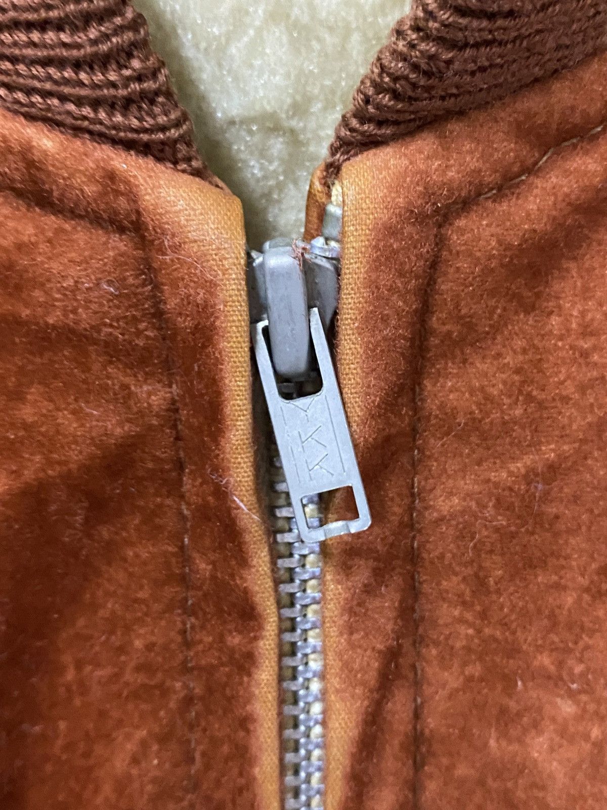Japanese Brand Vintage Japanese Acrylic Bomber Jacket Brown Made in Japan Size US M / EU 48-50 / 2 - 11 Thumbnail