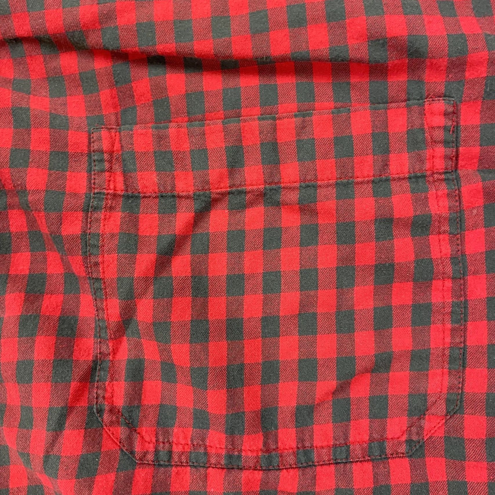 Vintage Woolrich Button Down Shirt Mens 2XL Red Black Plaid Long Sleeve Chest Pocket Size US XXL / EU 58 / 5 - 3 Thumbnail
