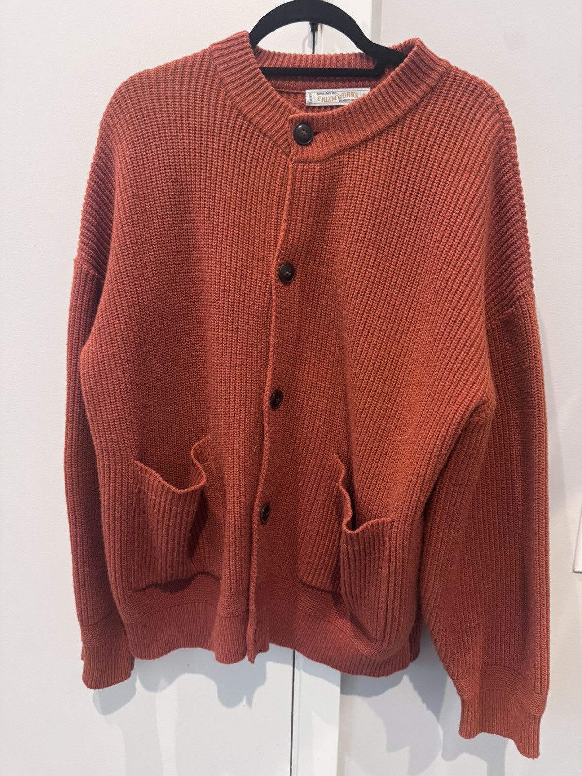 FrizmWORKS Knit Crewneck Cardigan Size US L / EU 52-54 / 3 - 1 Thumbnail