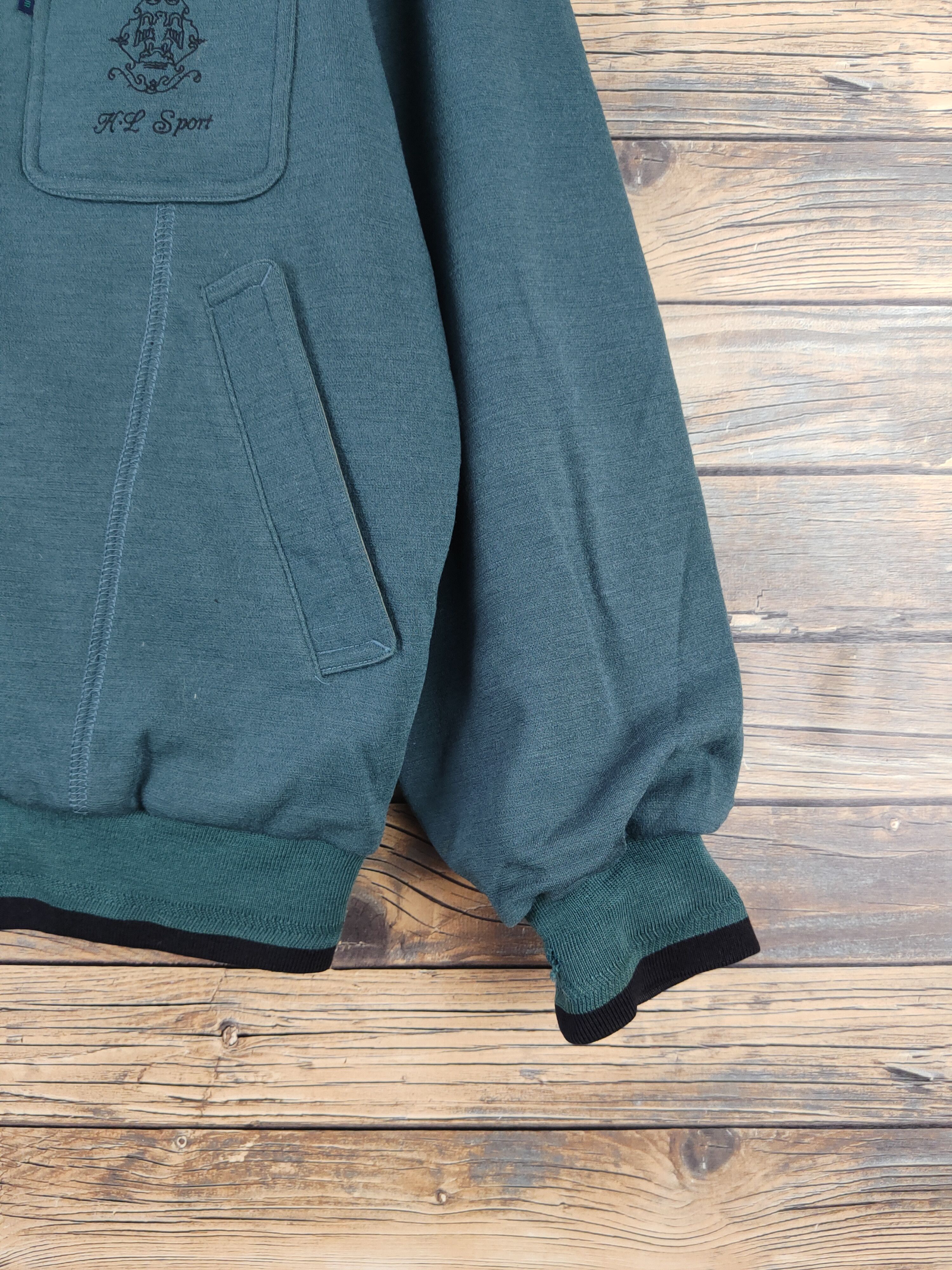 Japanese Brand Cote D'Azur Green Cardigan vintage Japan #W2239 Size US L / EU 52-54 / 3 - 8 Thumbnail