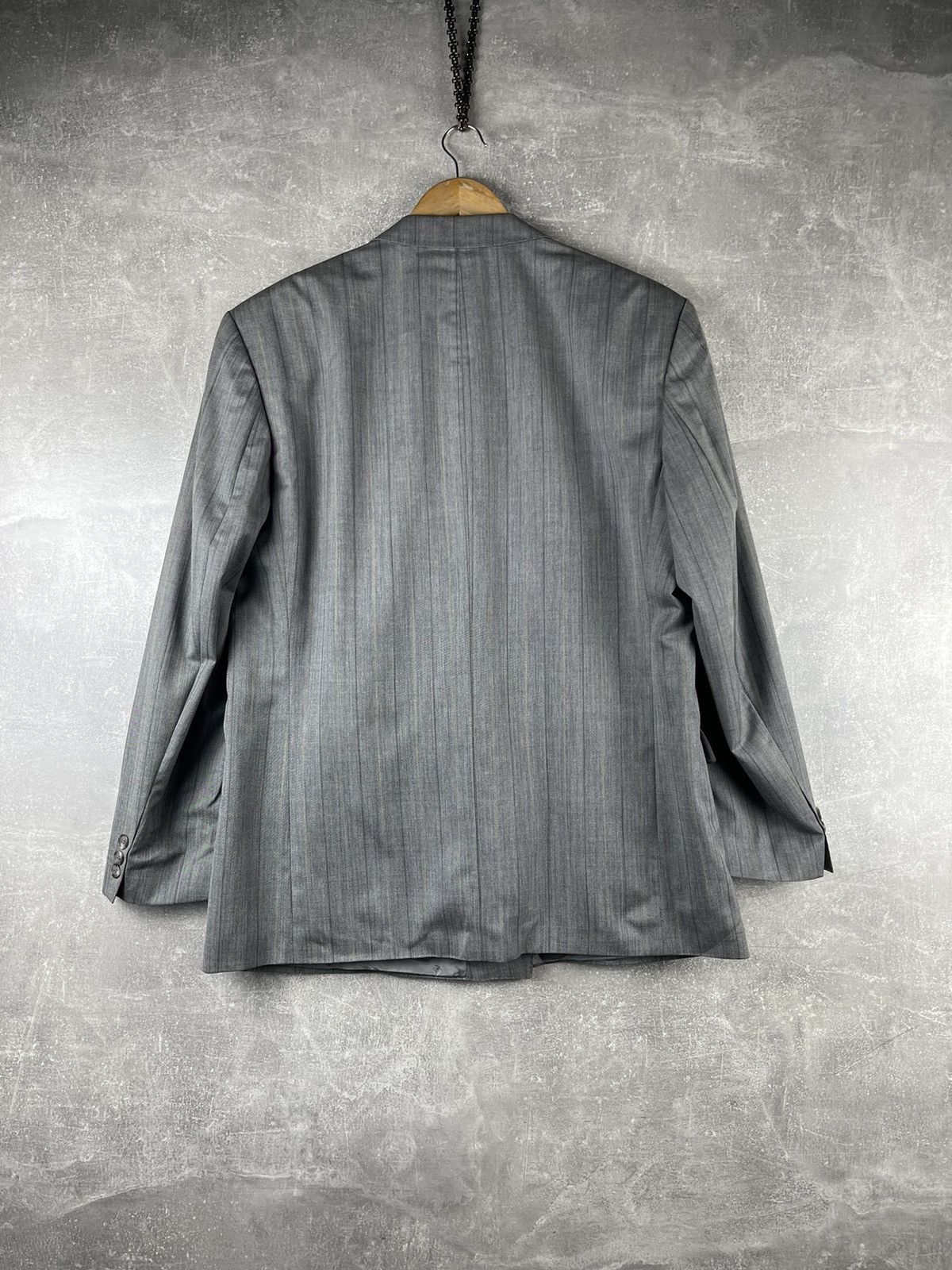 Yves Saint Laurent Yves Saint Laurent Difusion Hommes Double-Breasted Wool Suit Size 48R - 7 Thumbnail