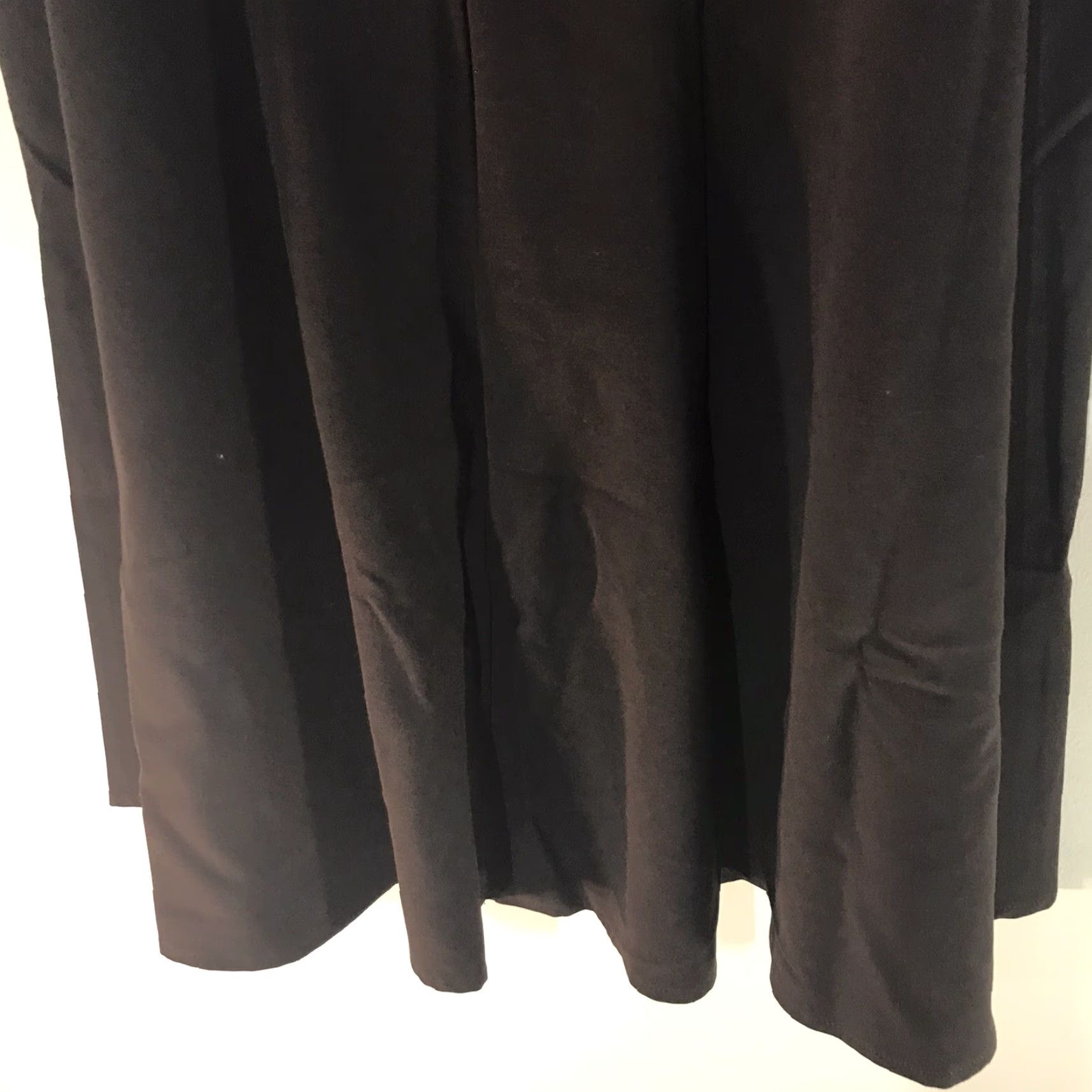Joe Browns Browns Skirt A-Line Midi Skirt Women Size 12 Brown Polyester Rayon Spandex Chambray Zipper Logo Closure Zip Machine Washable Back Zip Mid Rise Blog? Size 34" / US 12 / IT 48 - 6 Thumbnail