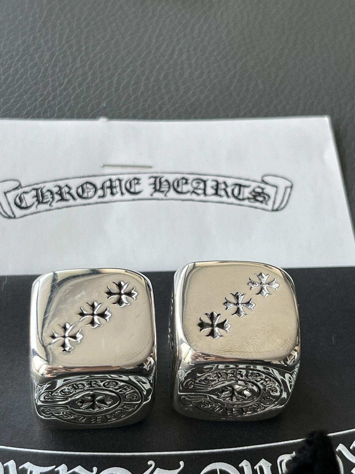 Chrome Hearts Extremely RARE Chrome Hearts Dice Set (x2) Size ONE SIZE - 4 Thumbnail