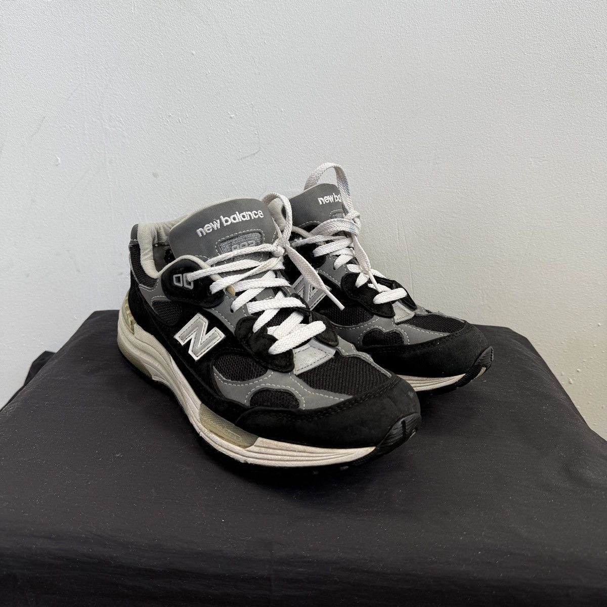 New Balance New Balance 992 USA Black/Gray Size US 7 / IT 37 - 3 Thumbnail