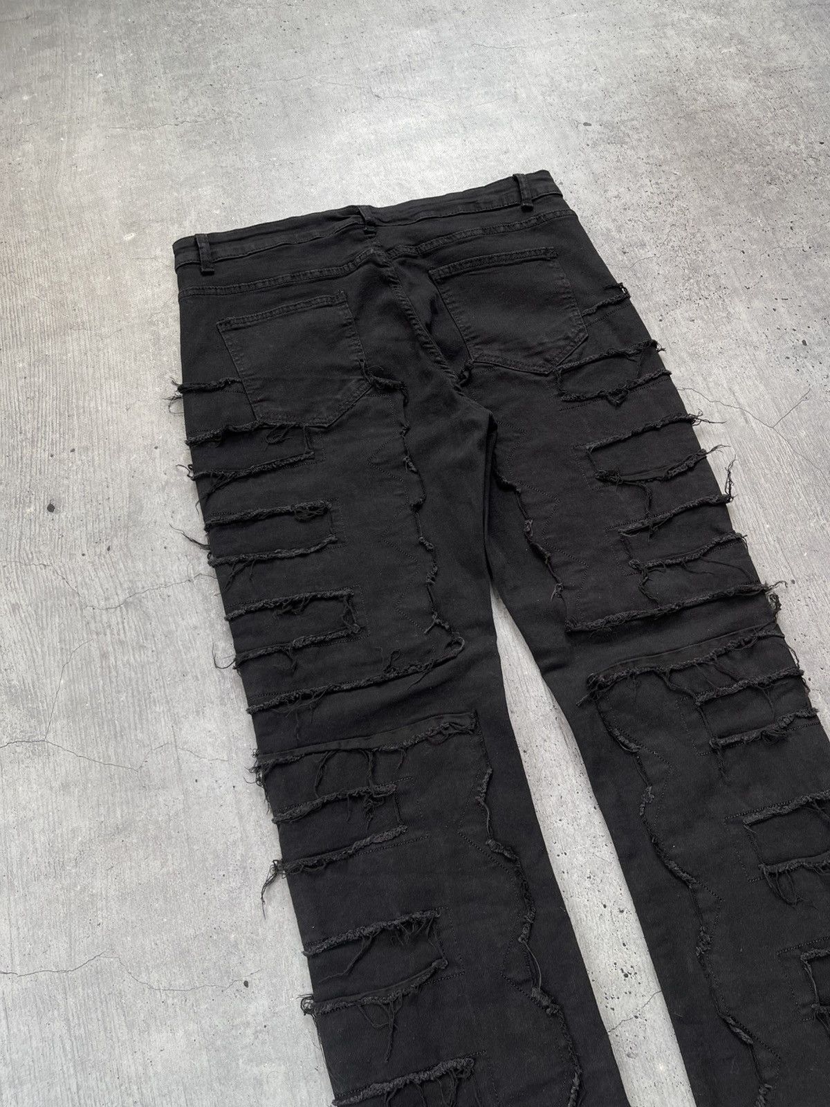 Japanese Brand VTG RICK OWENS BALENCIAGA STYLE Y2K JEANS 90S Size US 34 / EU 50 - 7 Thumbnail