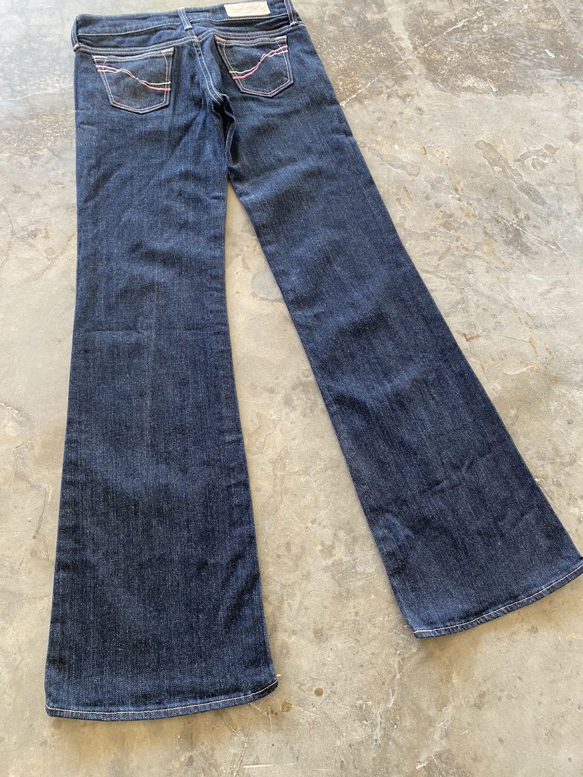 Blue Blue Japan × Hysteric Glamour × Japanese Brand Flare Jeans Crystal Sylph Blue Denim Size 28" / US 6 / IT 42 - 9 Thumbnail