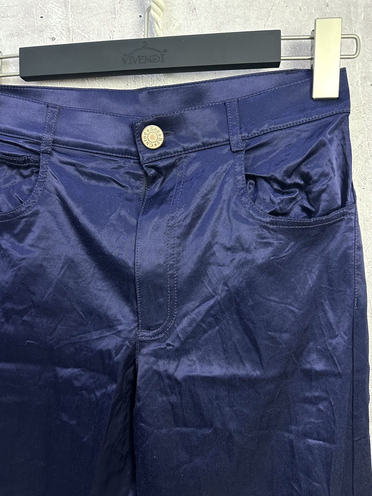 See by Chloe See by Chloe Purple Viscose Cotton Women’s Pants Size 24" / US 00 / IT 34 - 4 Thumbnail