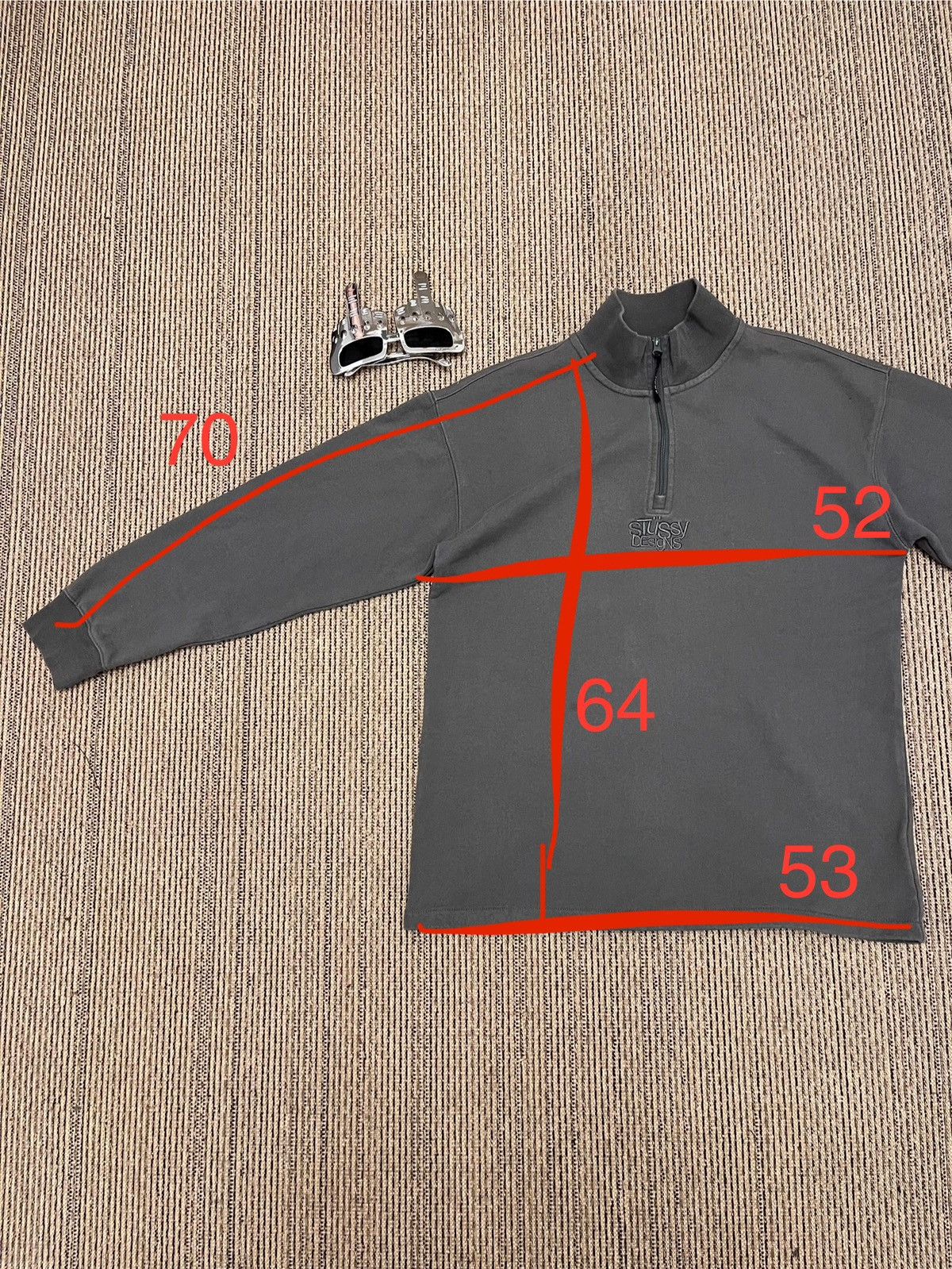 Stussy Swag streetwear performative Stussy halfzip sweatshirt Size US S / EU 44-46 / 1 - 2 Thumbnail