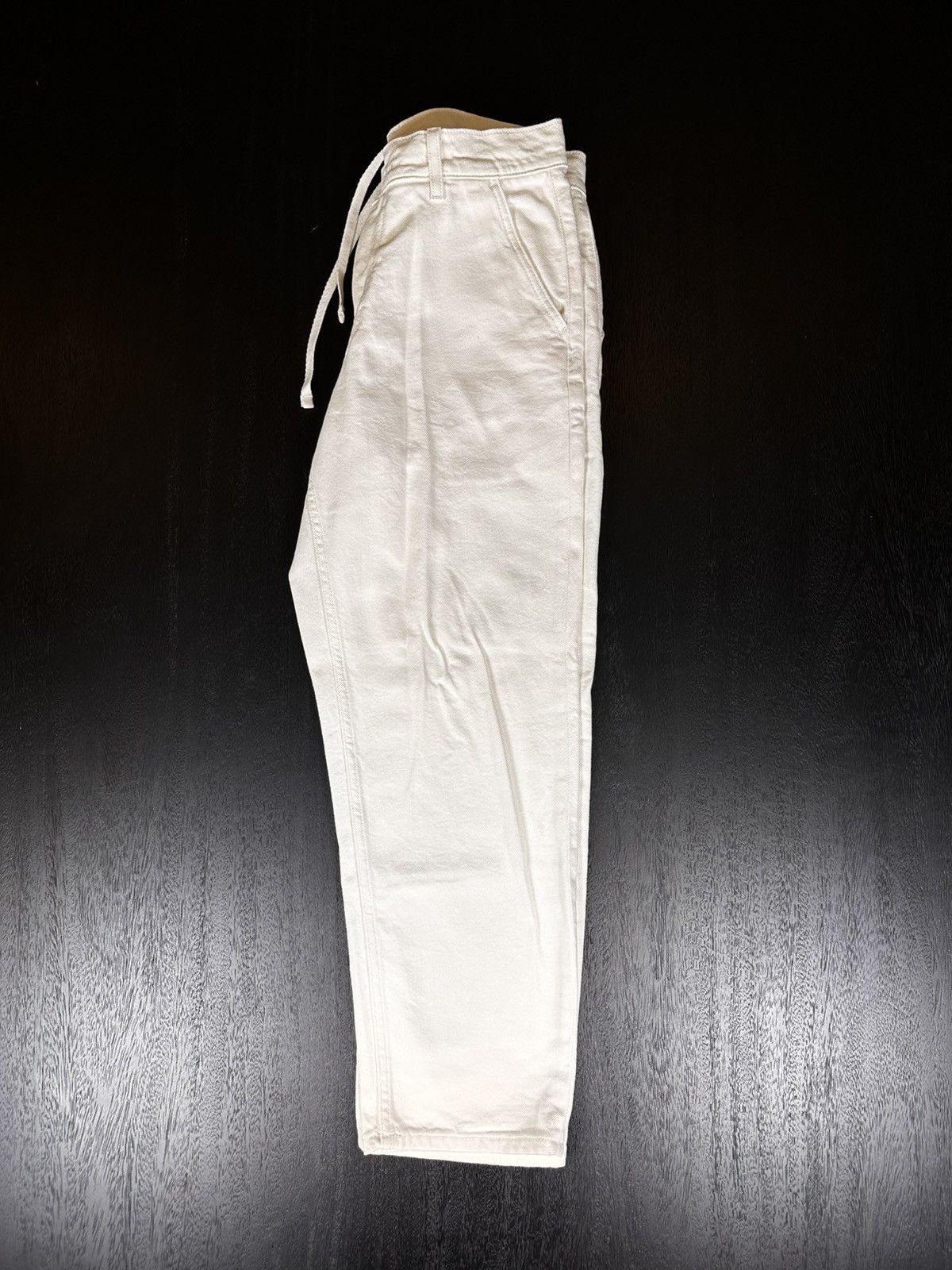 Uniqlo Uniqlo Straight Fit Jeans — White Denim (30x30) Size US 30 / EU 46 - 2 Thumbnail