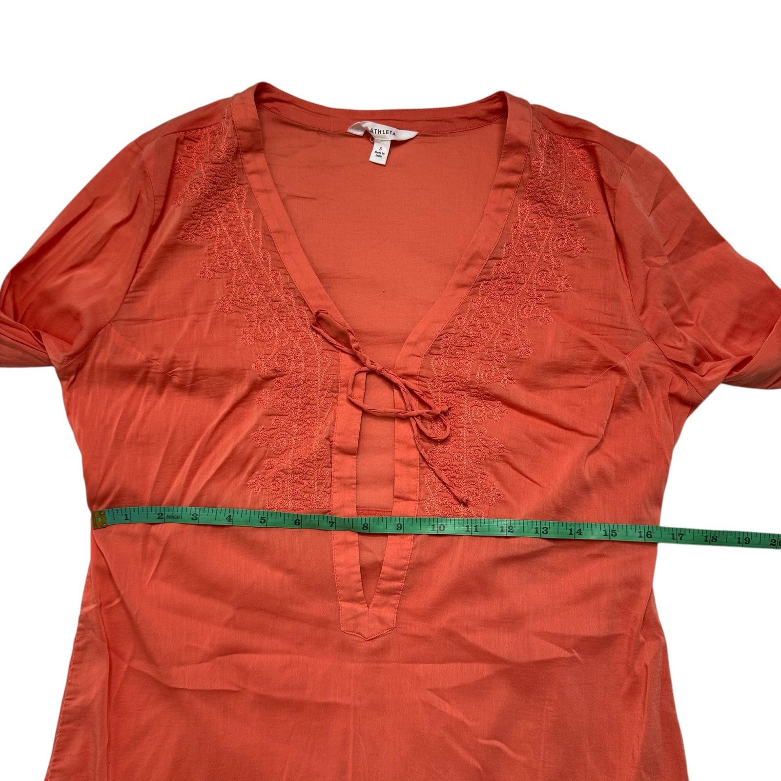 Athleta ATHLETA Kimssa Tunic Top in Light Coral Sunset Orange Small Size S / US 4 / IT 40 - 9 Thumbnail
