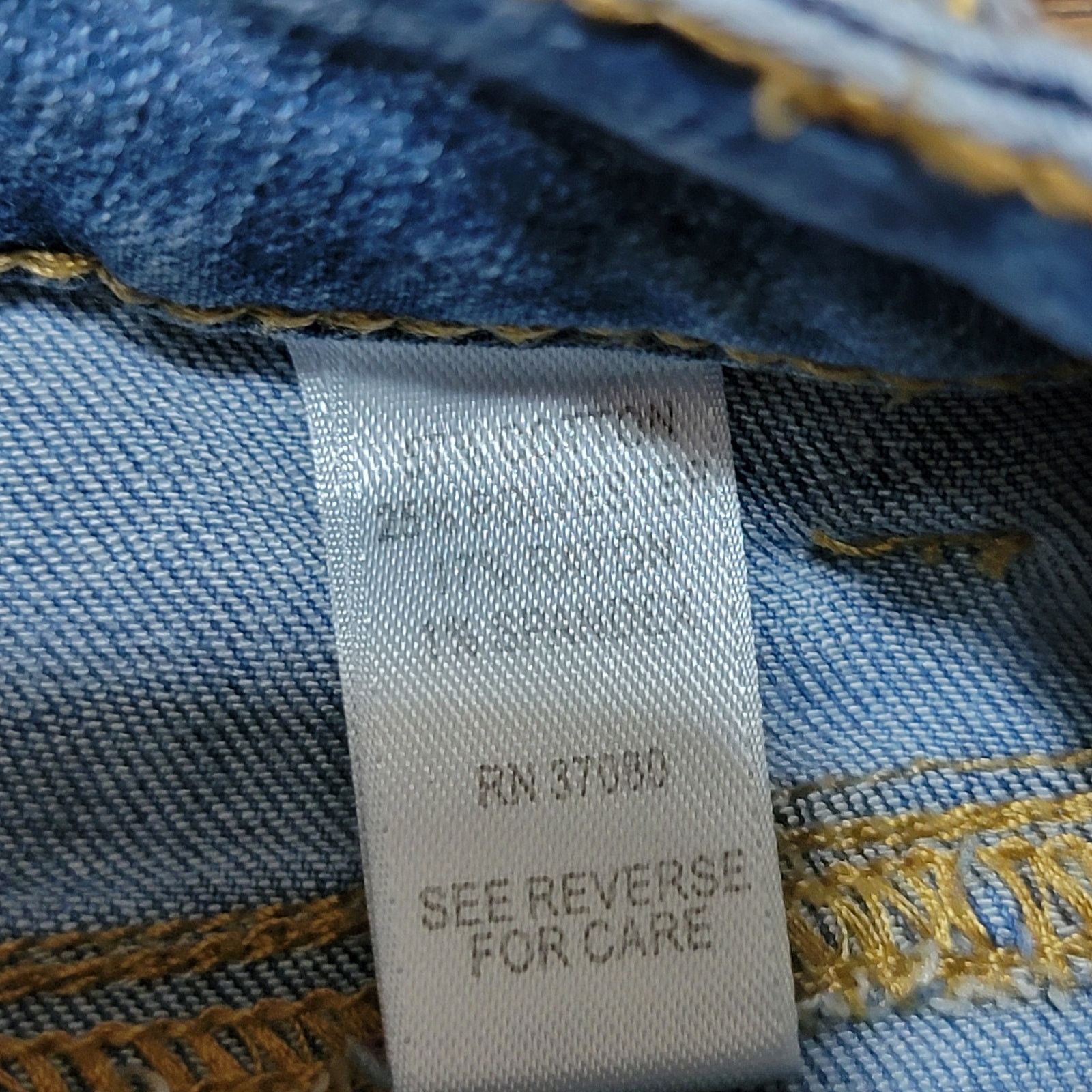 Other Est 1946 Denim Mini Skirt w/ Raw Hem - Size 16 Size 38" / US 16 / IT 52 - 4 Thumbnail