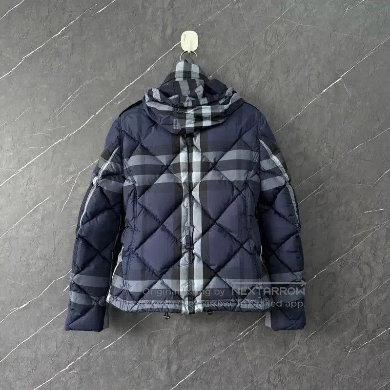 Other Burberry Women's Navy Cotton Down Jacket. Size S / US 4 / IT 40 - 2 Thumbnail