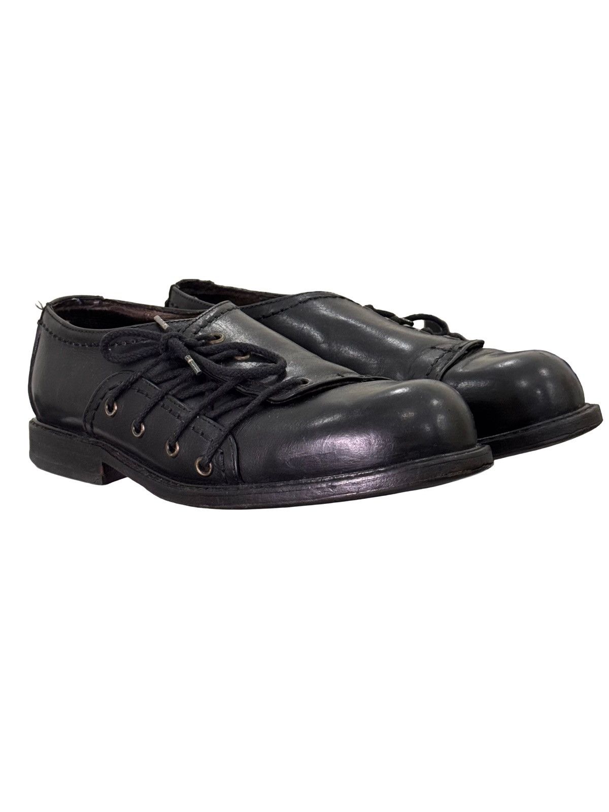 Dirk Bikkembergs Dirk Bikkembergs 90s Leather Derby Lace Through