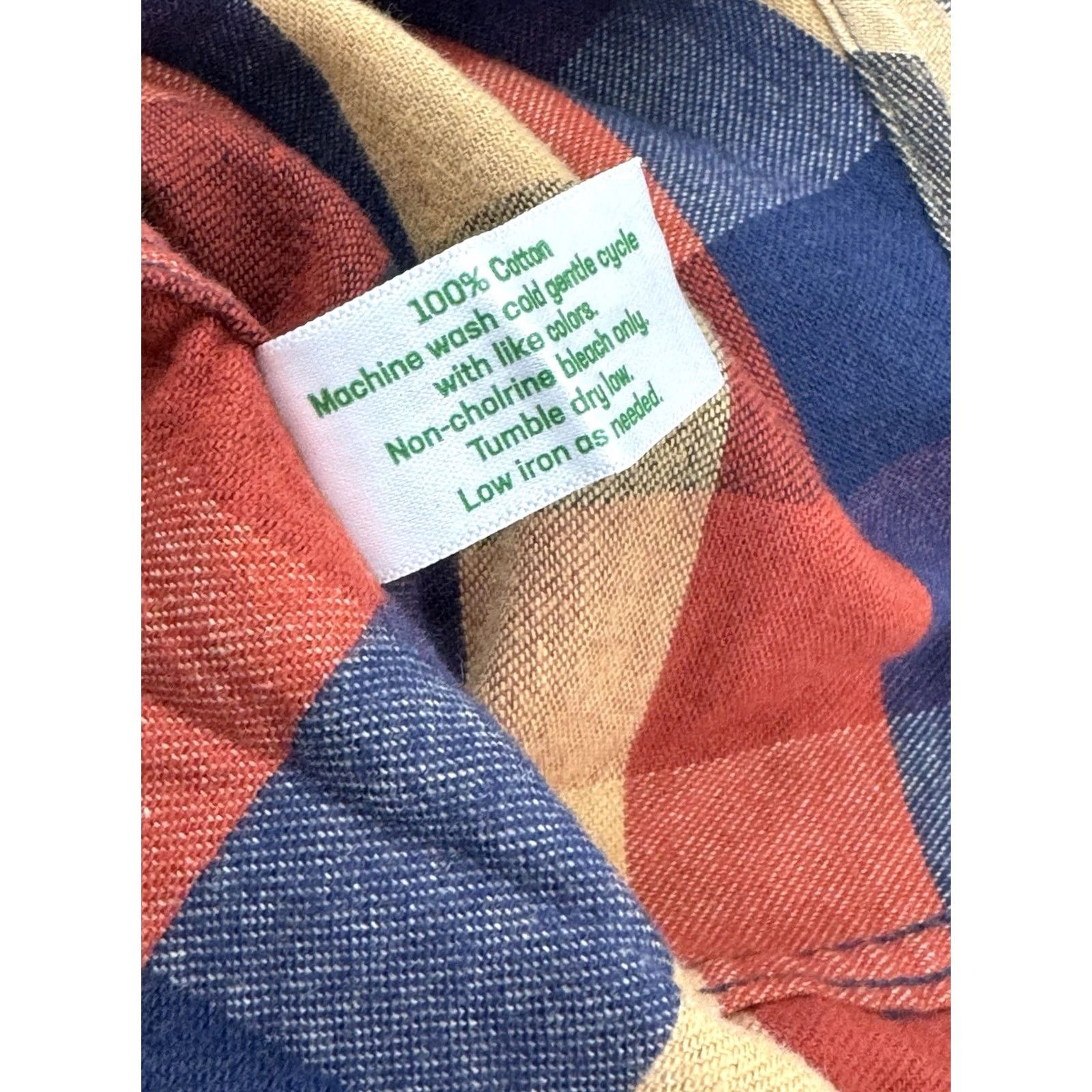 Vintage Criquet Austin - Plaid Western Mens XL Flannel Shirt Snap Button-Up Red / Tan / Blue Size US XL / EU 56 / 4 - 5 Thumbnail