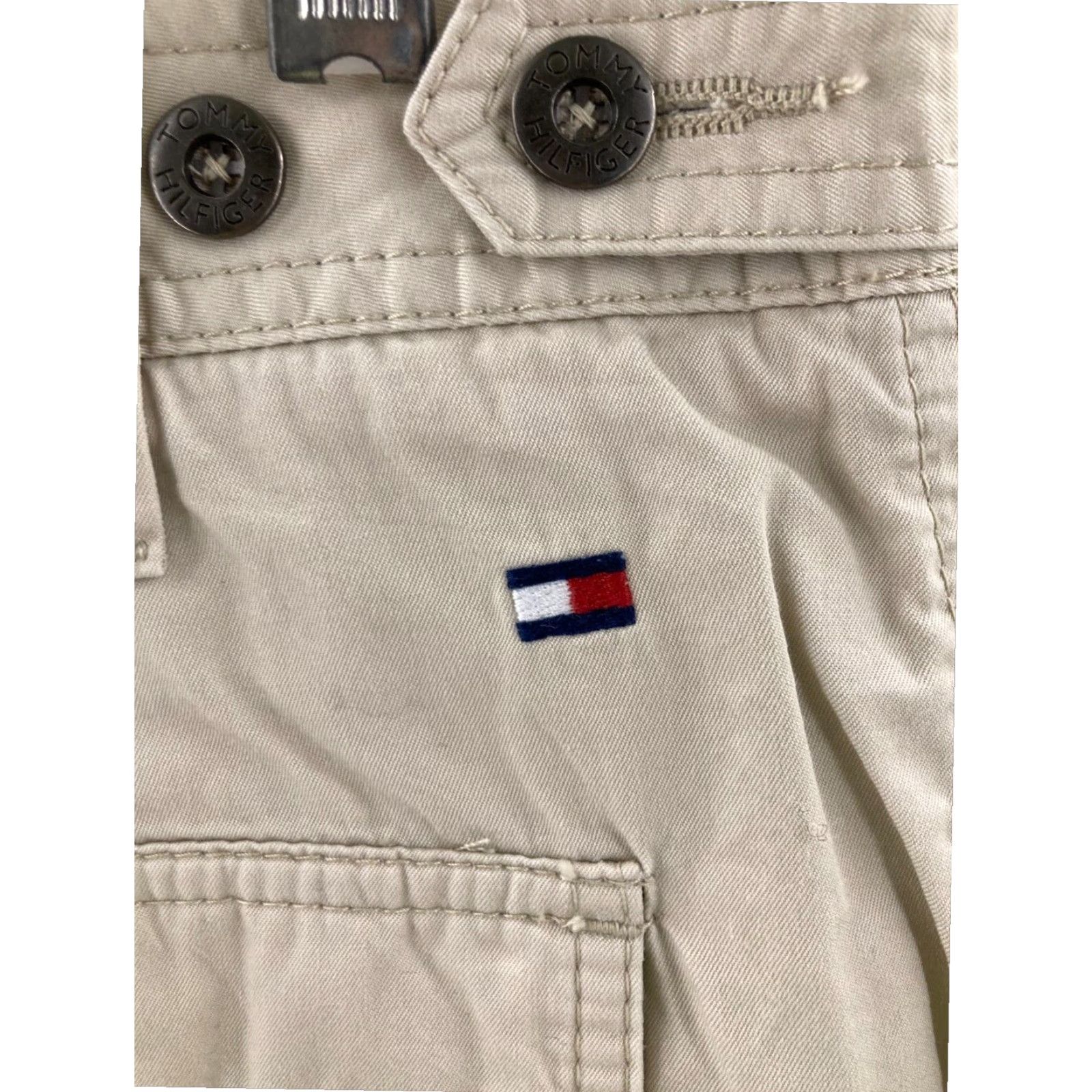 Tommy Hilfiger Tommy Hilfiger Womens Skirt 6 Khaki Tan Cotton Size 28" / US 6 / IT 42 - 6 Thumbnail