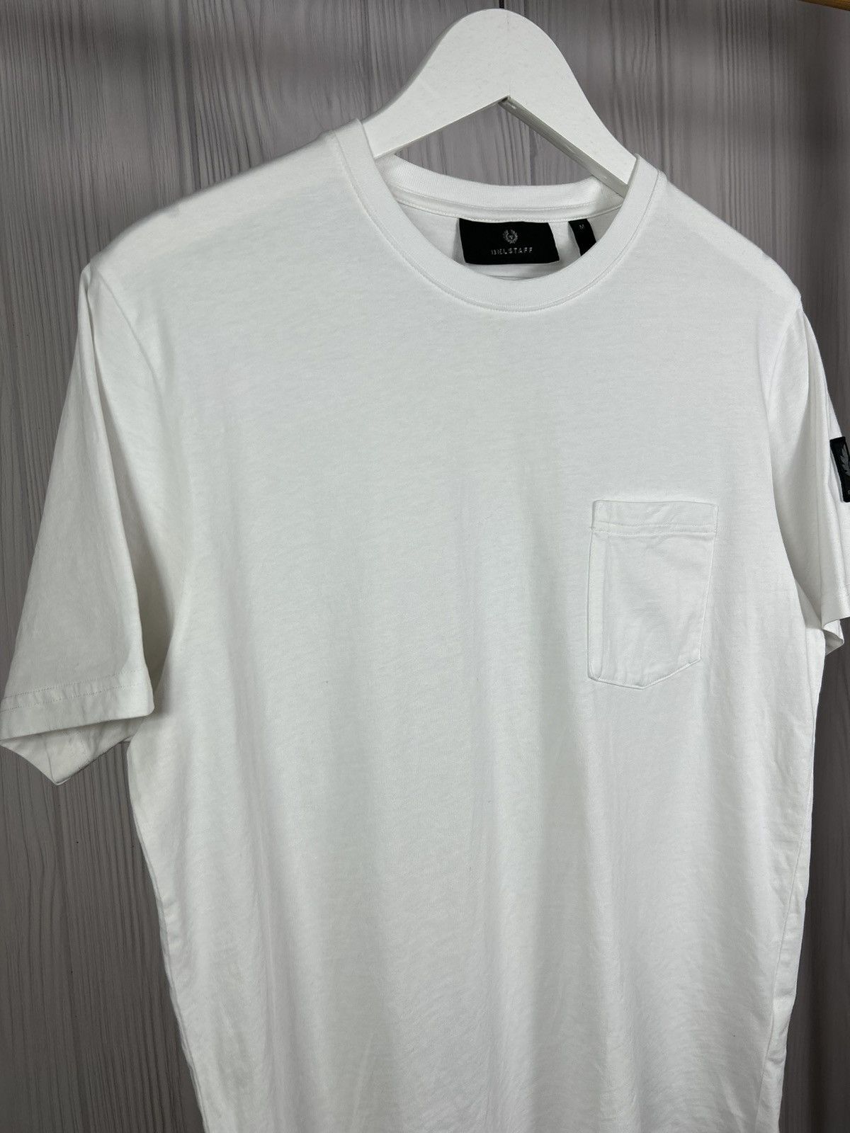 Belstaff Belstaff Thom White T-Shirt Chest Pocket Size M Size US M / EU 48-50 / 2 - 2 Thumbnail