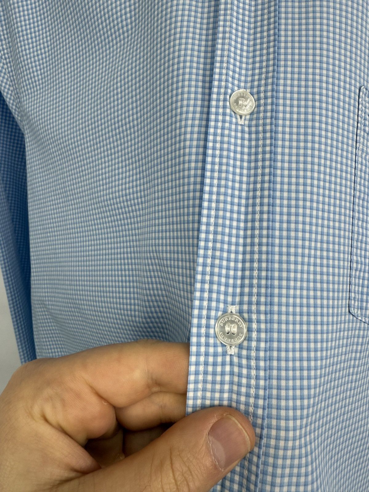 Burberry 🇬🇧 Vintage Burberry Brit Shirt Rare Retro Hype Y2K Size US L / EU 52-54 / 3 - 6 Thumbnail