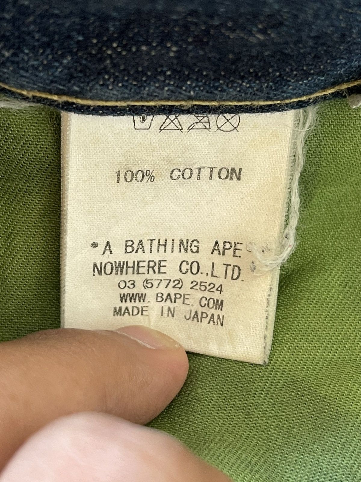 Bape Bape Spellout Selvedge Jeans Size 36 A Bathing Ape Classics Size US 36 / EU 52 - 13 Thumbnail