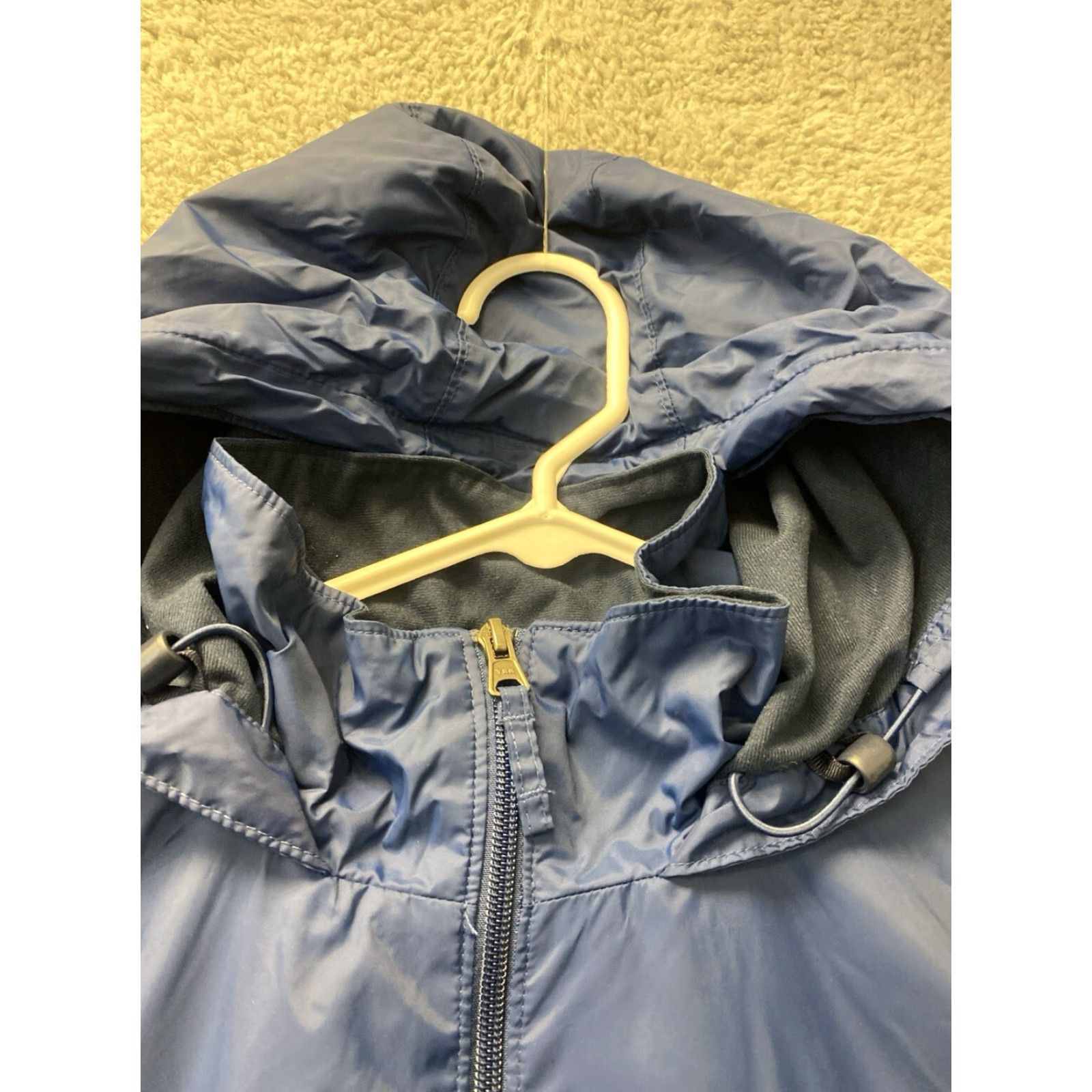 Vintage Columbia Jacket Men Lined Polyester Nylon Hooded Full Zip Blue Regular M / 30-77 Jacket Rain Coat / Njohn? Size US M / EU 48-50 / 2 - 4 Thumbnail