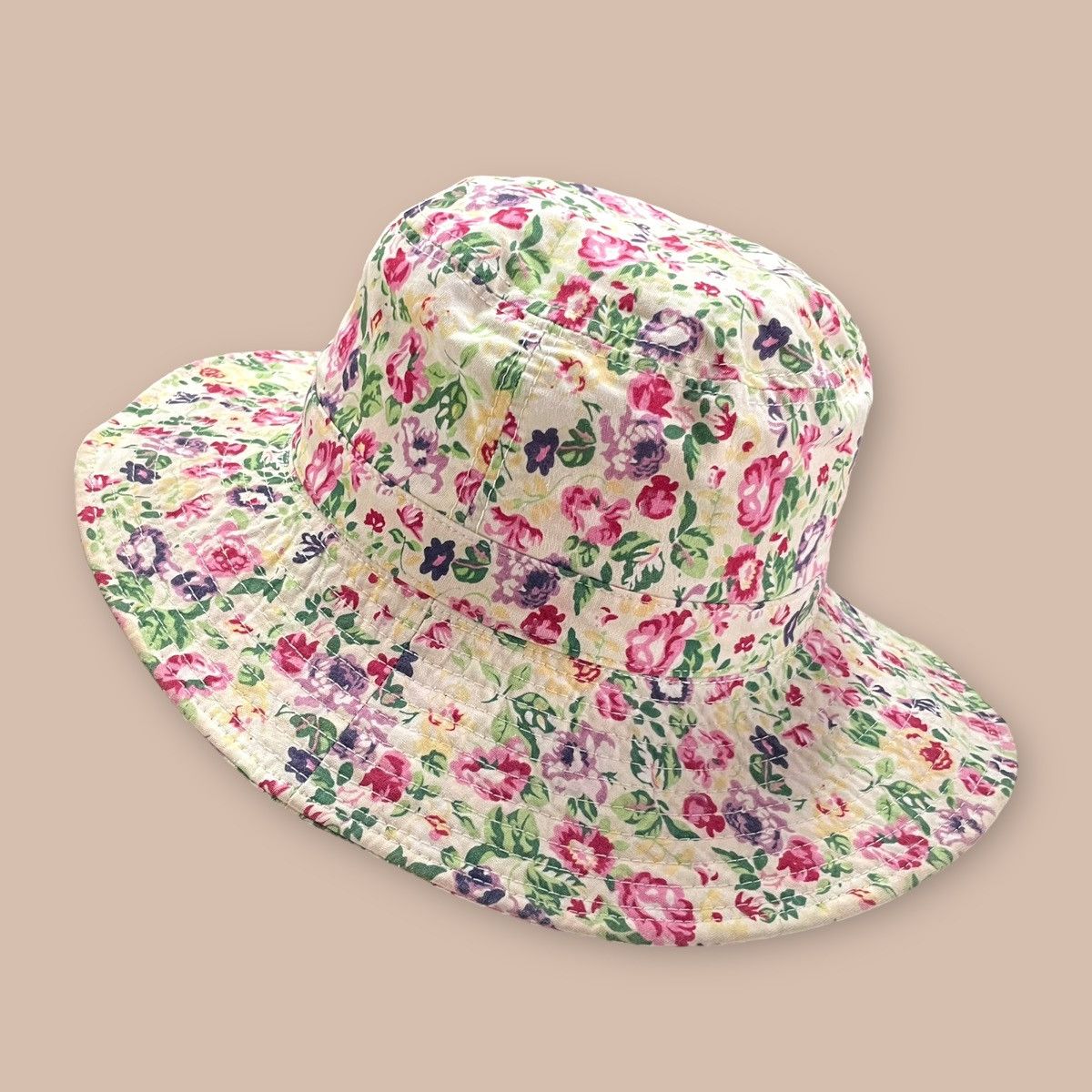 Kenzo Vintage KENZO Paris Floral Bucket Hat Size ONE SIZE - 3 Thumbnail