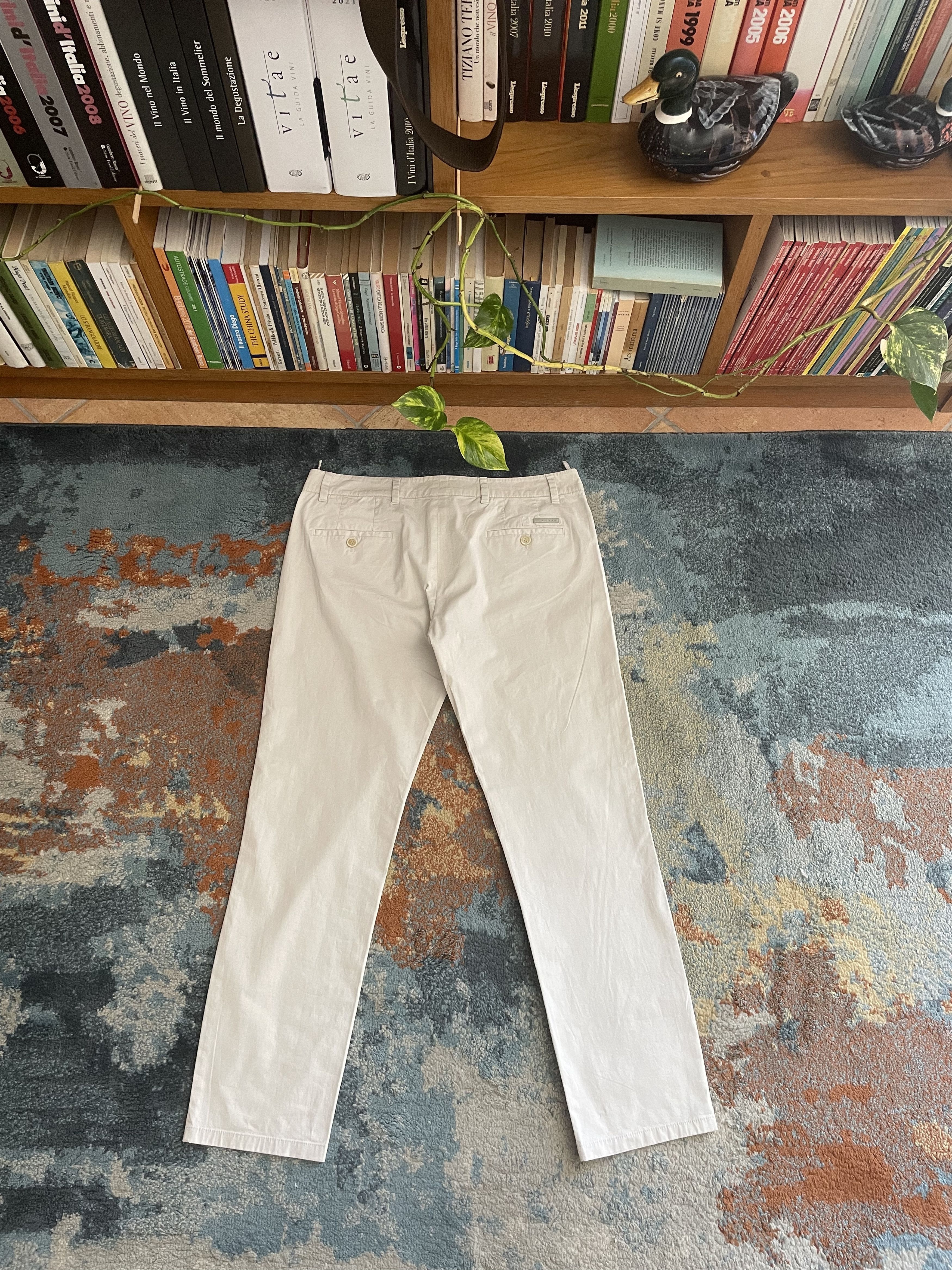 Prada Prada Y2K Vintage Silver Tab Luna Rossa Pants Size 34" / US 12 / IT 48 - 3 Thumbnail