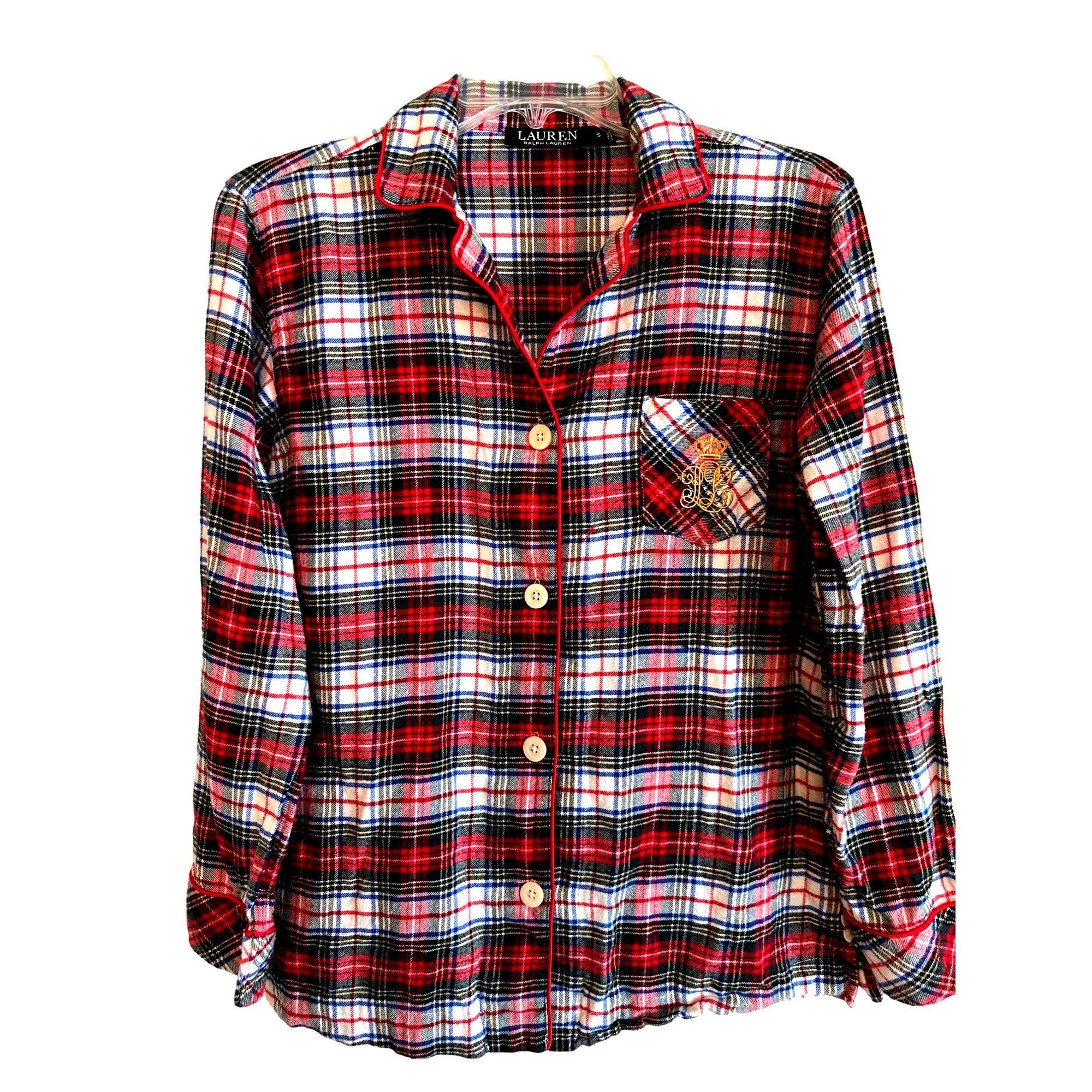 Lauren Ralph Lauren Lauren Ralph Lauren Cotton Viscose Plaid Printed Pajama Butt Size US S / EU 44-46 / 1 - 1 Thumbnail