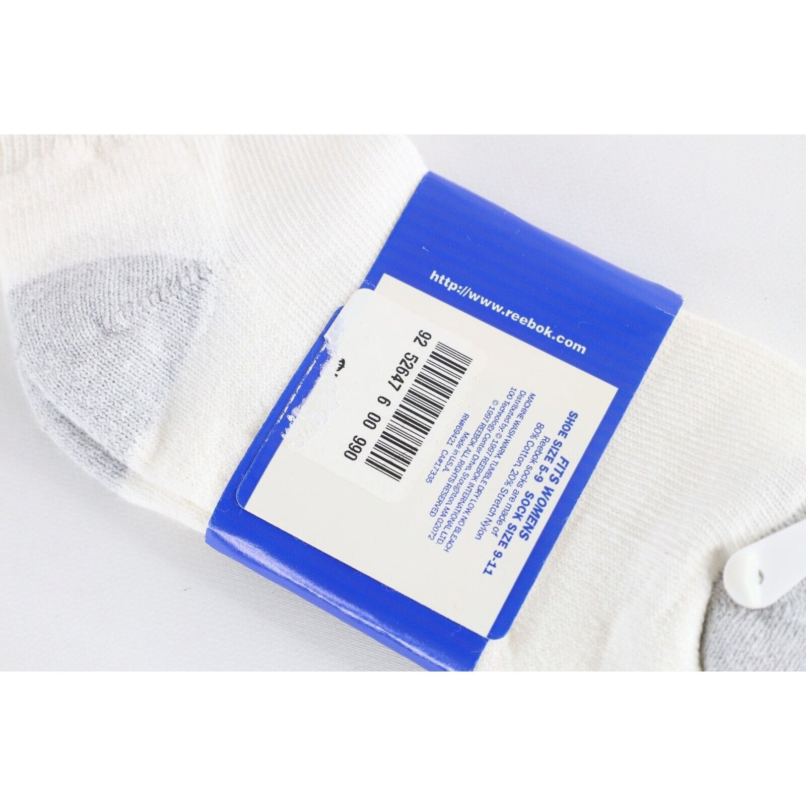Reebok × Vintage Deadstock Vintage 90s Reebok Classic Logo Ankle Socks White Size ONE SIZE - 3 Thumbnail