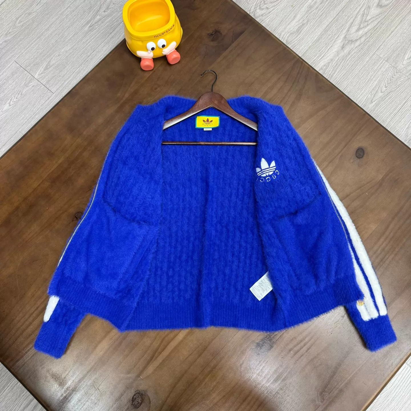 Gucci Gucci Adidas white & blue zip-up sweater jacket Size US M / EU 48-50 / 2 - 4 Thumbnail