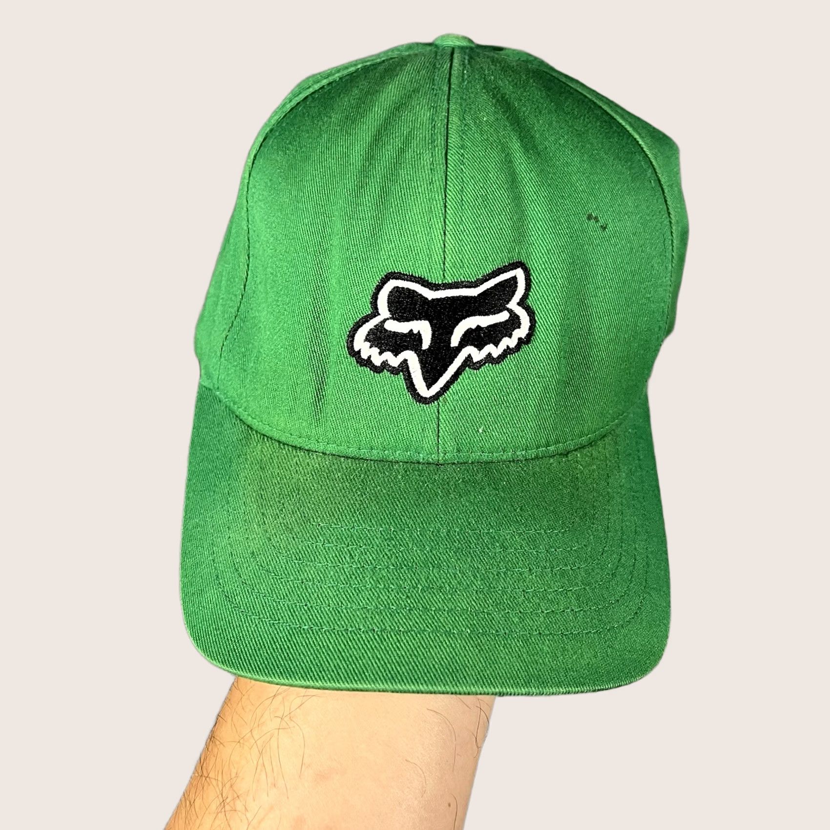 Fox Racing VINTAGE FOX Racing Trucker Hat S/M Green Motocross Dirt Bike 90s Y2K Size ONE SIZE - 1 Thumbnail