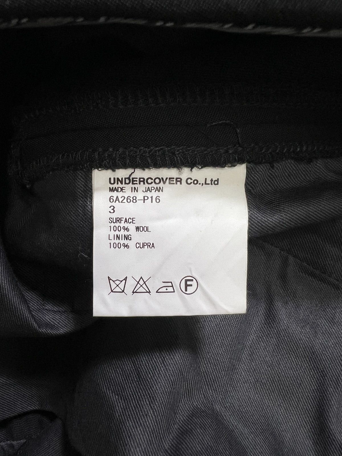Undercover Undercover - Insects Embroidered Adjustable Waist Pants Size US 33 - 14 Thumbnail