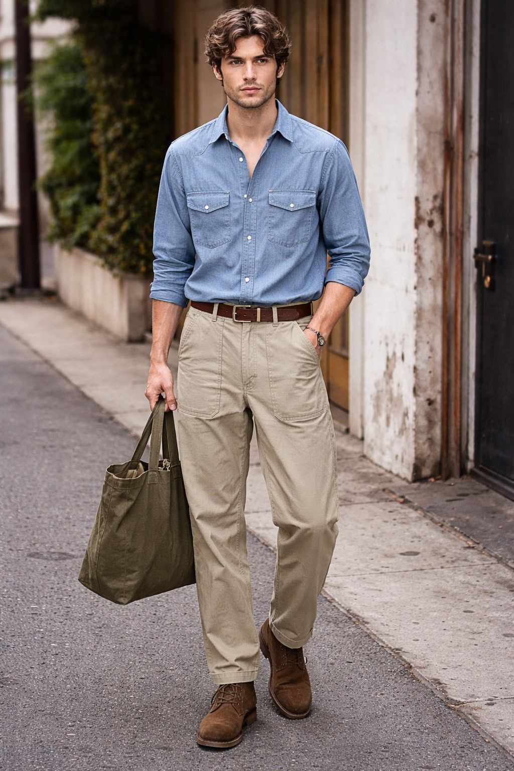 Orslow Rag Machine Fatigue Pants Khaki Beige Inspired By Orslow Size US 30 / EU 46 - 1 Thumbnail