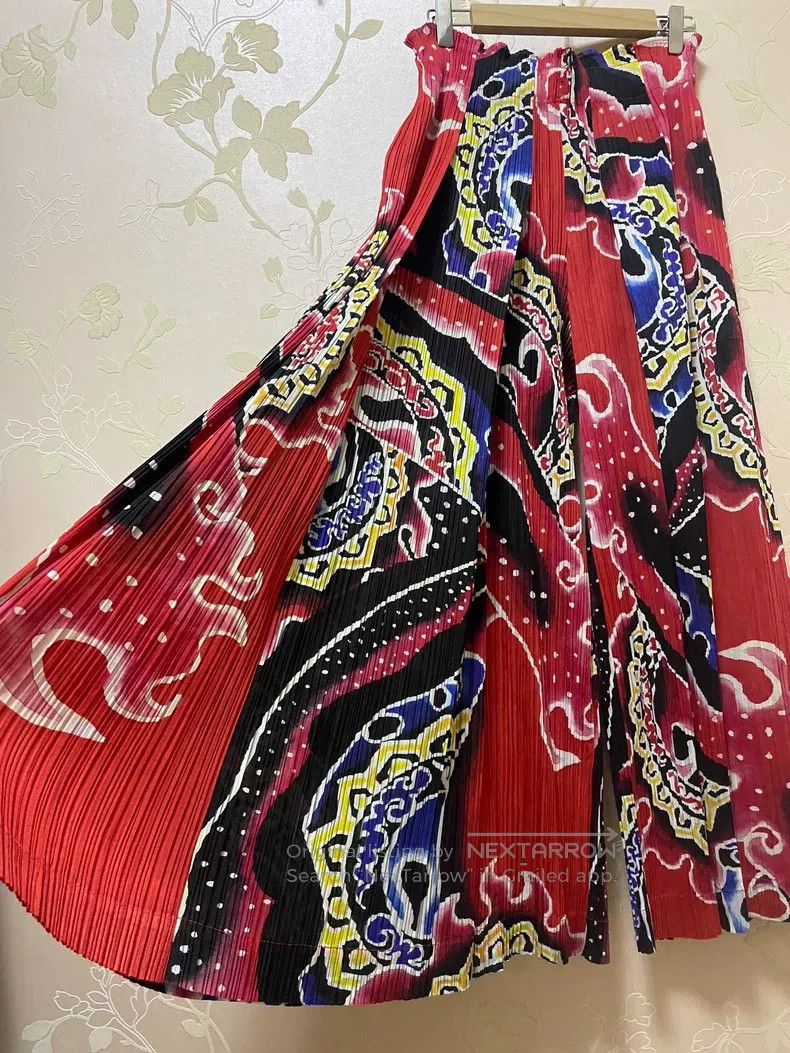 Issey Miyake Issey Miyake size:3 Opera Mask Wide - Leg Pants Size 31" - 3 Thumbnail