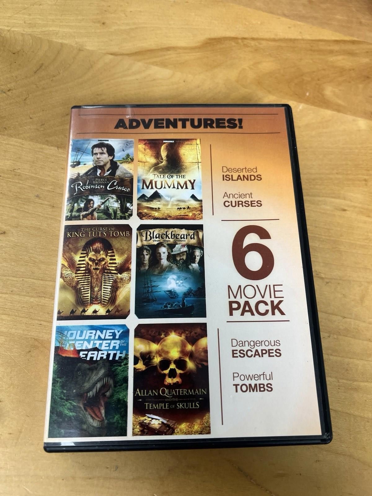 Other 6-Movie Pack: Adventure! DVDs Size ONE SIZE - 1 Thumbnail
