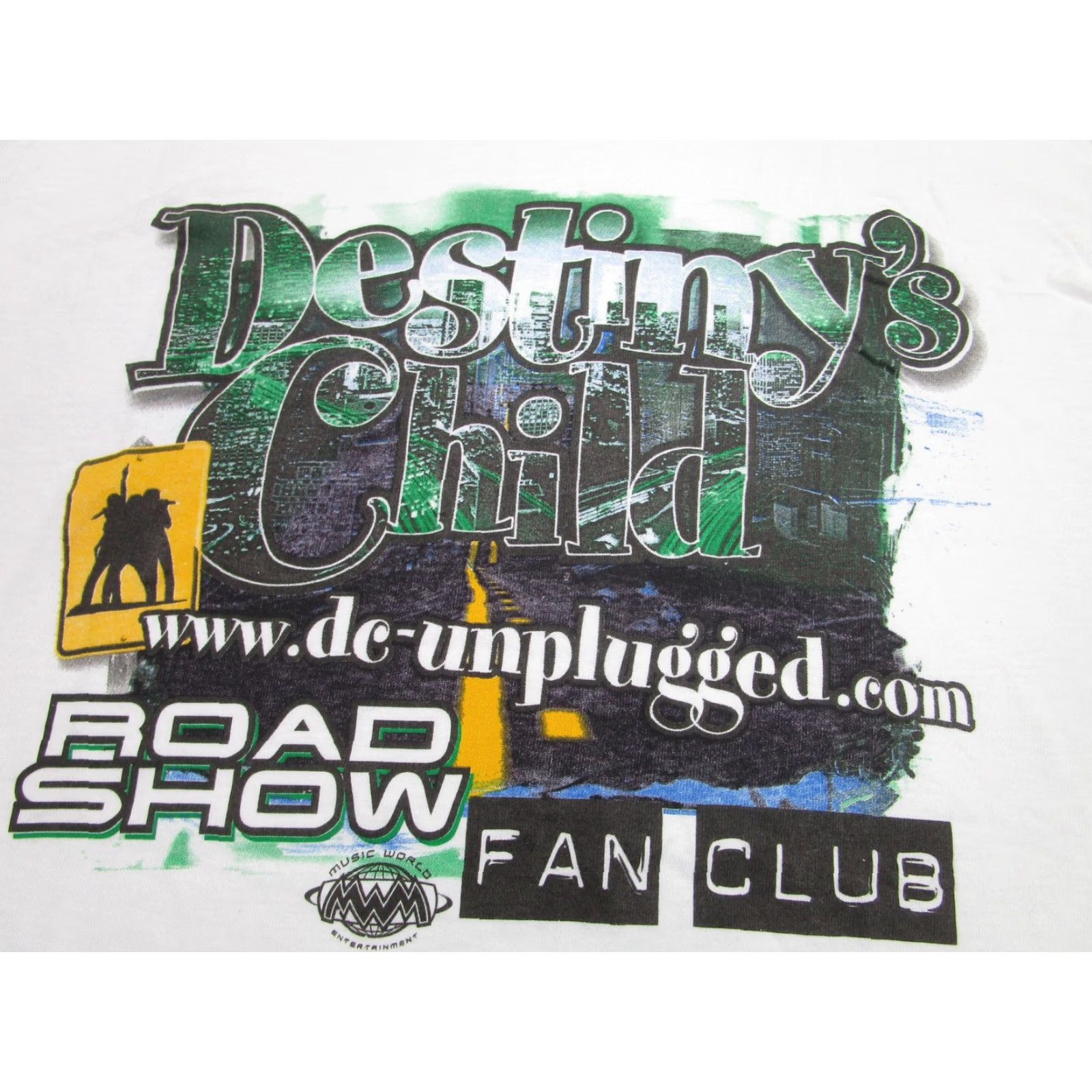 Fruit Of The Loom VINTAGE Destiny's Child Shirt Mens Large White Road Show Fan Club 2000s Y2K Size US L / EU 52-54 / 3 - 4 Thumbnail