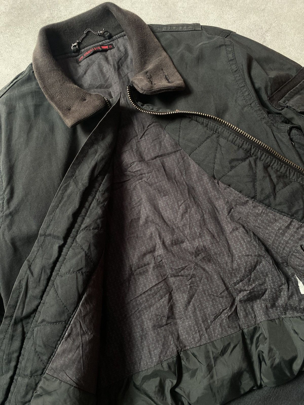 Levi's Vintage 90s Levis Flight Bomber Jacket Size US M / EU 48-50 / 2 - 13 Thumbnail