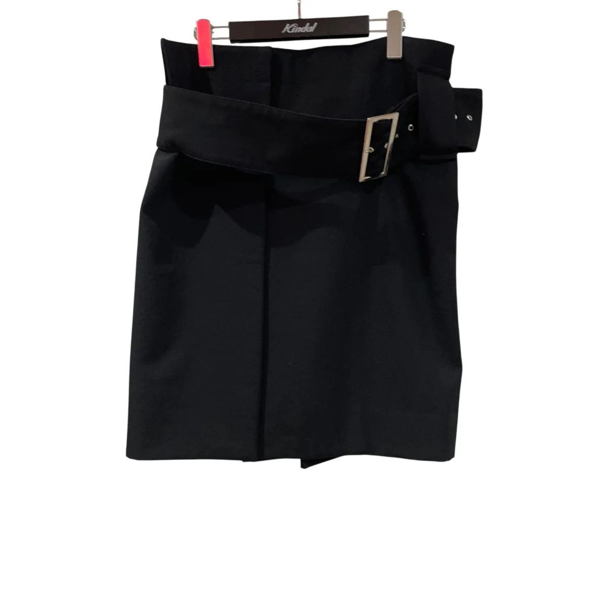 Yohji Yamamoto YOHJI YAMAMOTO/ Wool gabardine bell dead-wrap skirt Size US 35 - 1 Thumbnail