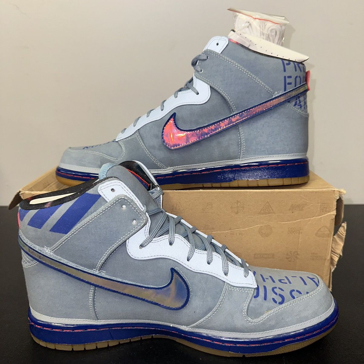 Nike Nike Dunk Hi Premium Qs Galaxy 503766 440 2012 Mens Size 14 Size US 14 / EU 47 - 2 Thumbnail