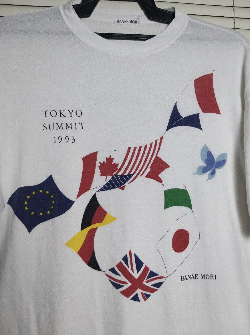 Hanae Mori VINTAGE 90'S HANAE MORI "THE SUMMITS TOKYO" 1993 T SHIRT Size US L / EU 52-54 / 3 - 5 Thumbnail